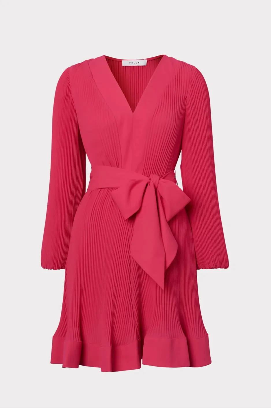 Liv Pleated Dress - Milly Pink