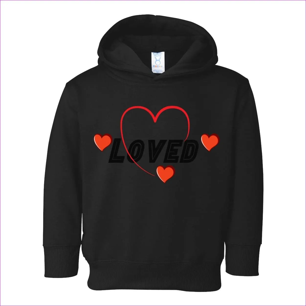 Loved Toddler Pullover Fleece Hoodie