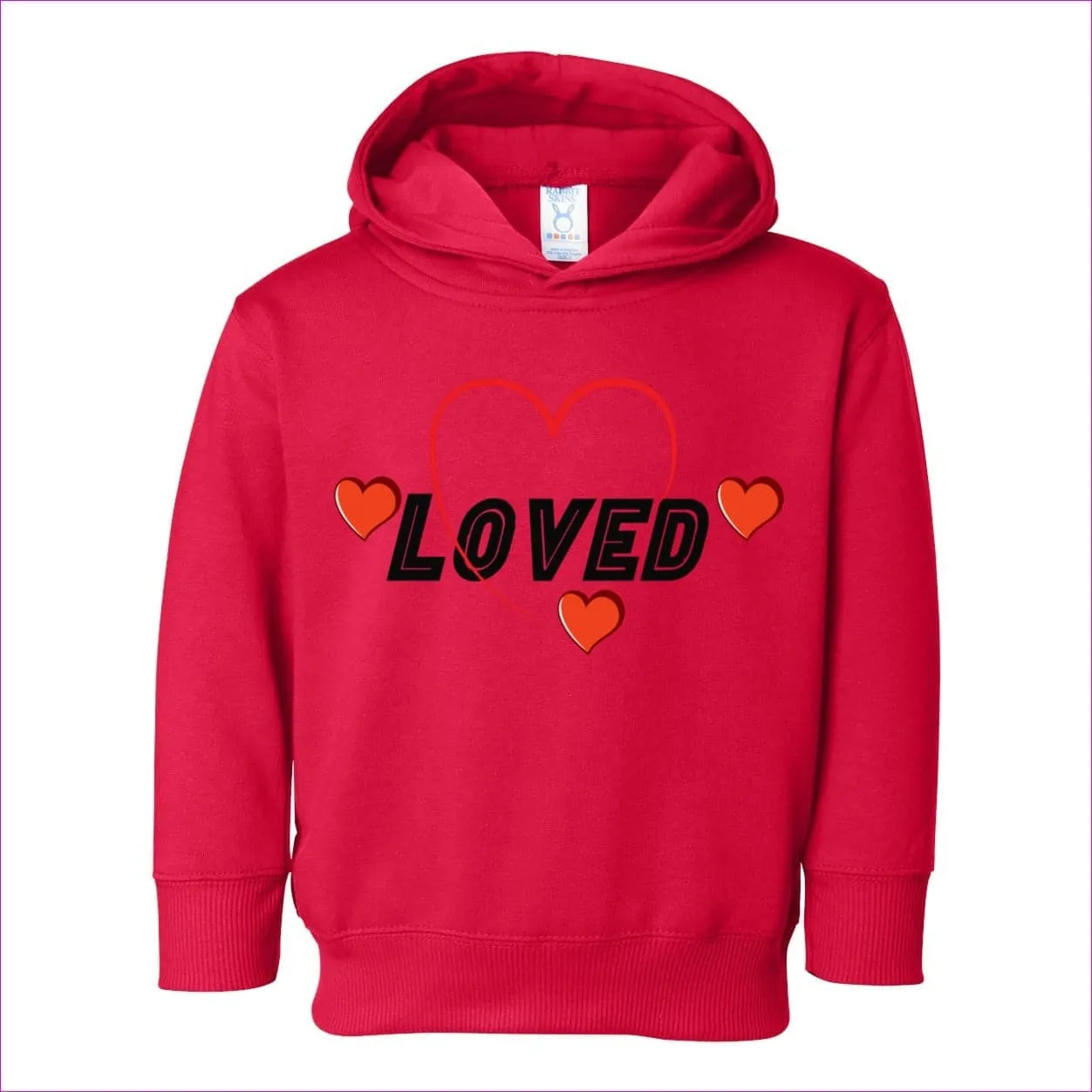 Loved Toddler Pullover Fleece Hoodie