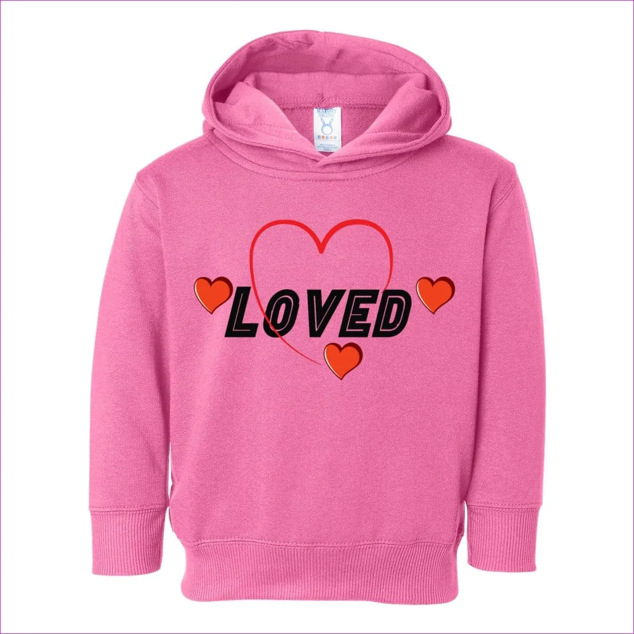 Loved Toddler Pullover Fleece Hoodie