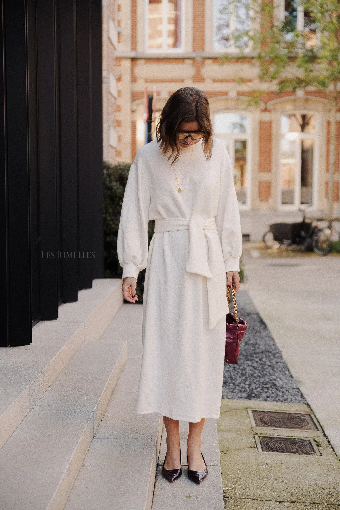 Mabel maxi dress cream