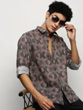 Men Multi Geometrical Shirt