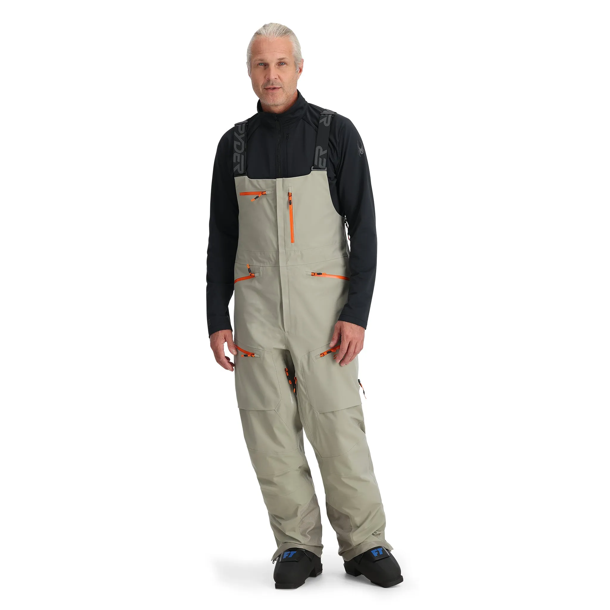 Mens Sanction Bib - Concrete