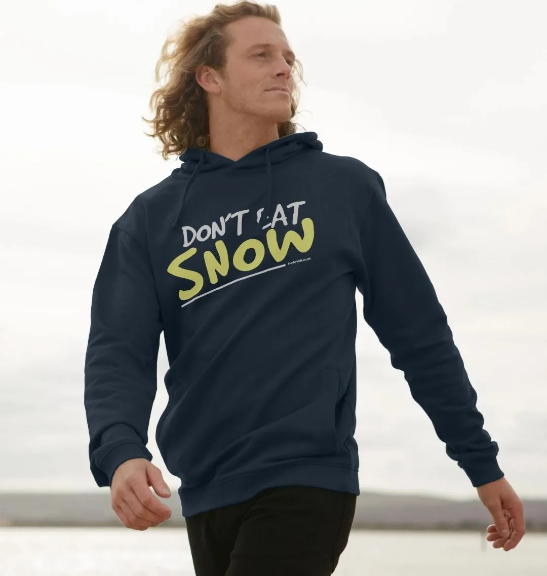 Men's Yellow Snow Organic Pullover Hoodie