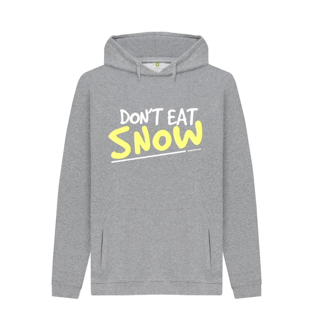 Men's Yellow Snow Organic Pullover Hoodie