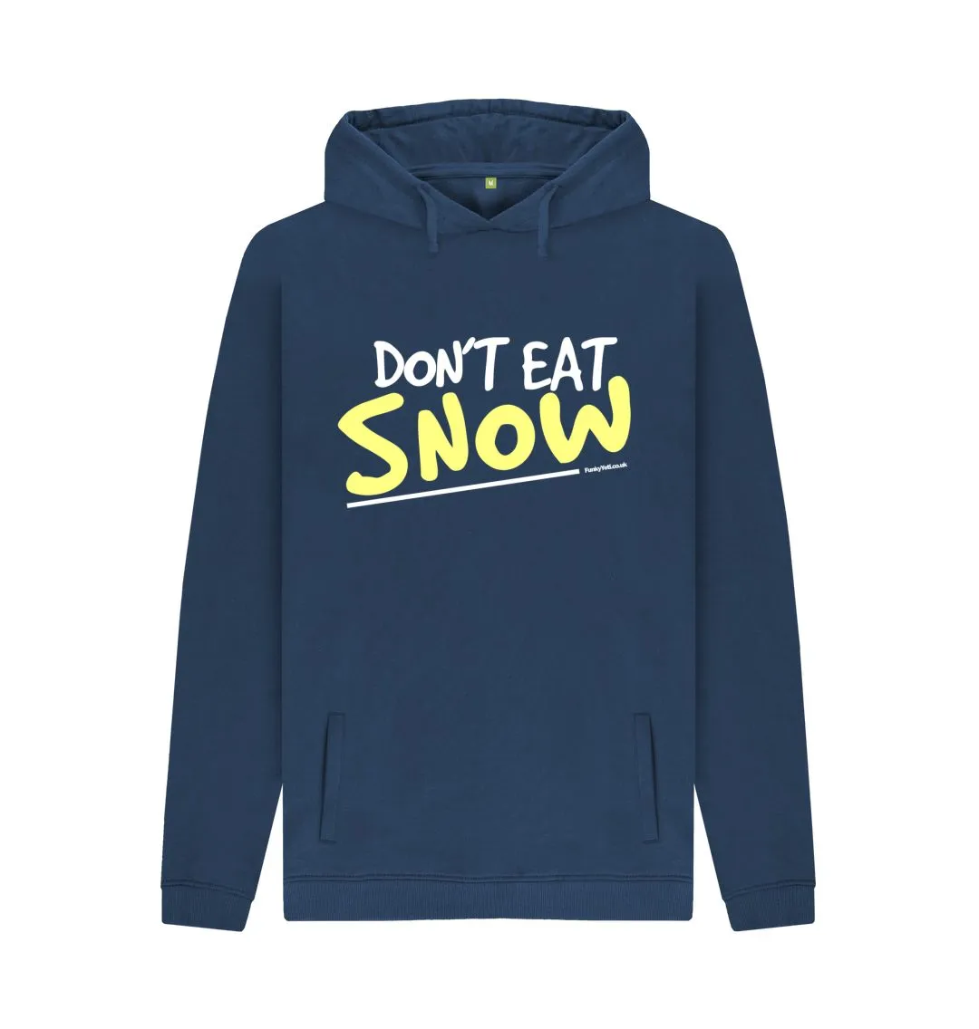 Men's Yellow Snow Organic Pullover Hoodie