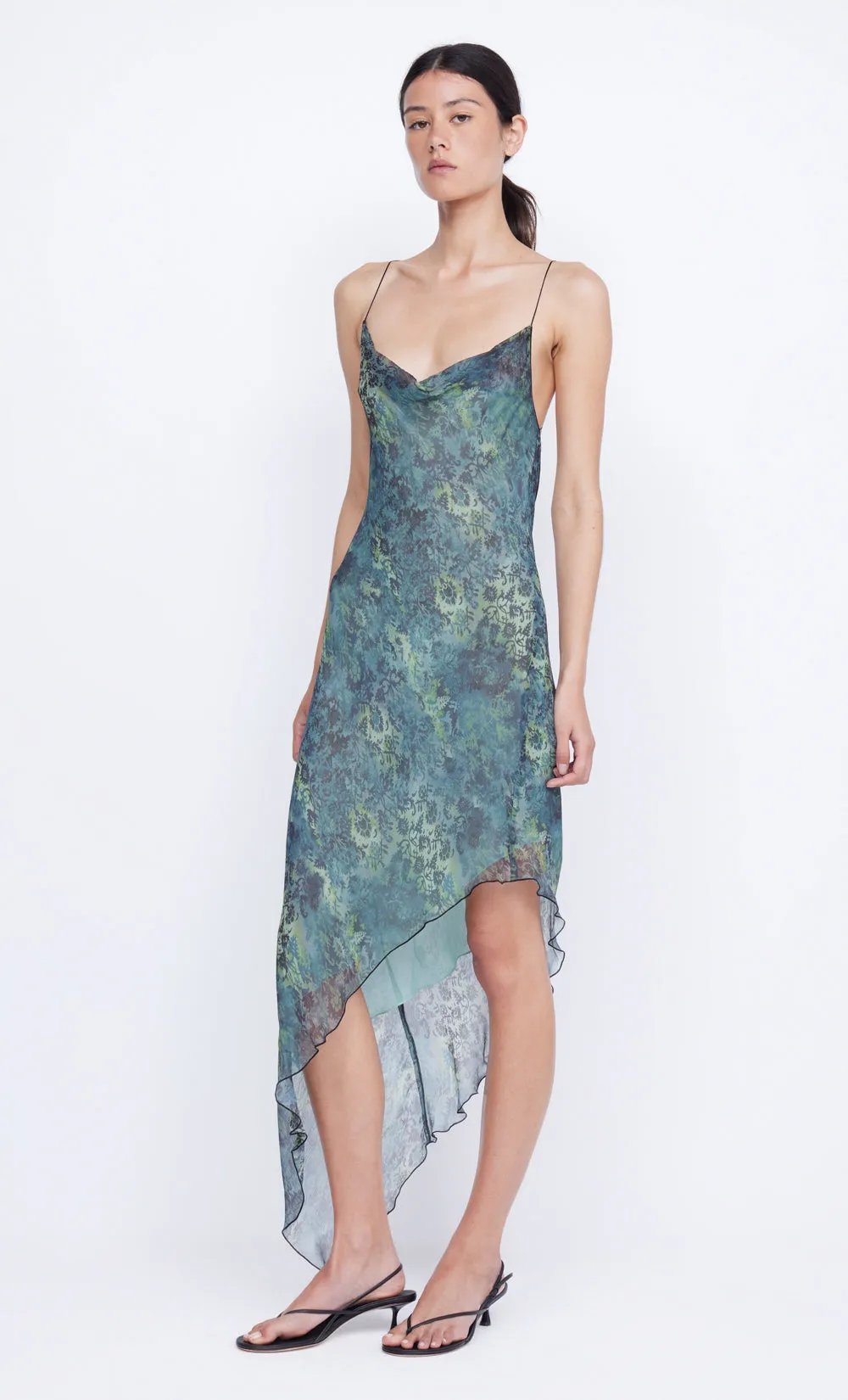 MERISOL SLIP DRESS - NOUVEAU BLEUE