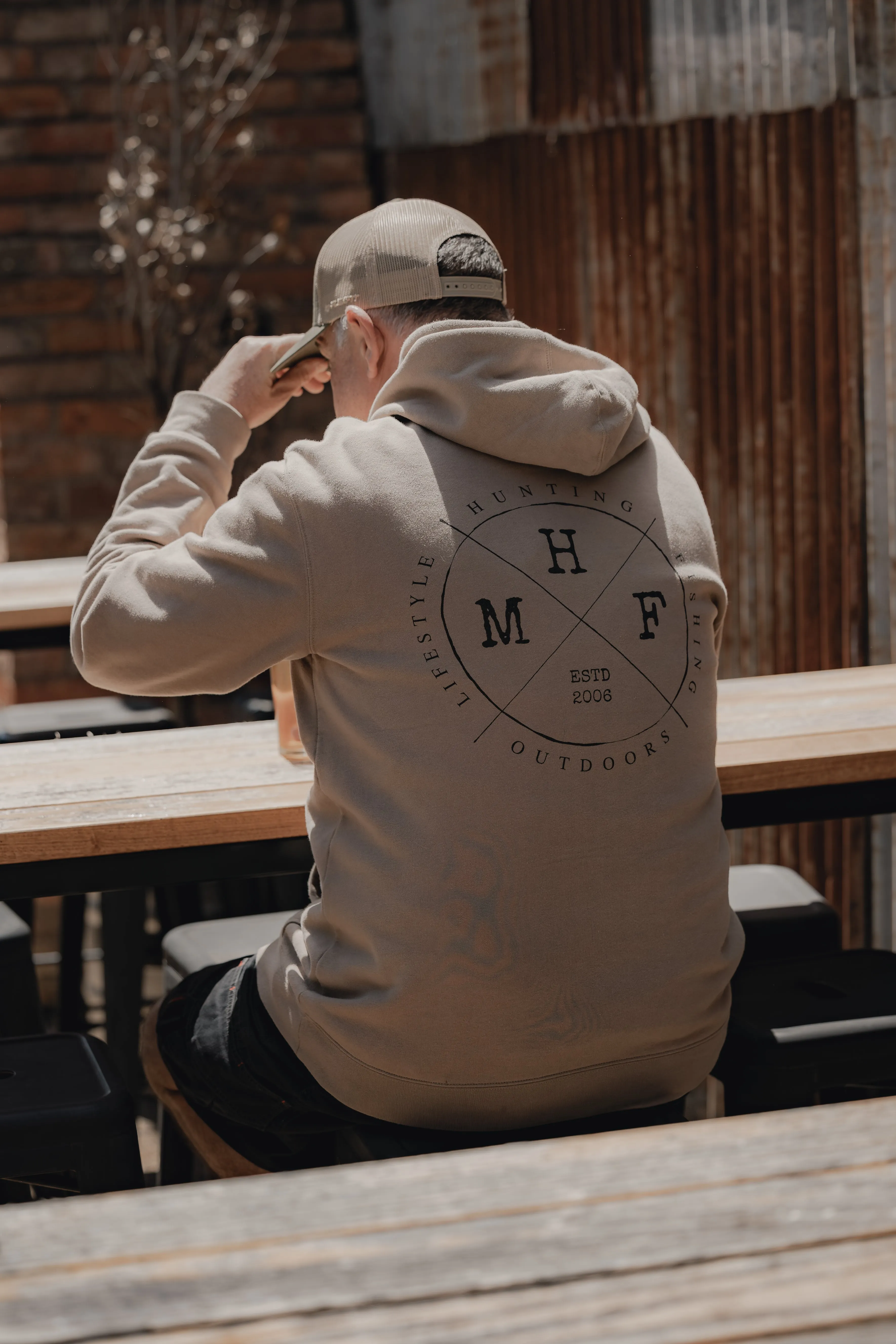 MHF Lifestyle Hoodie - Sand