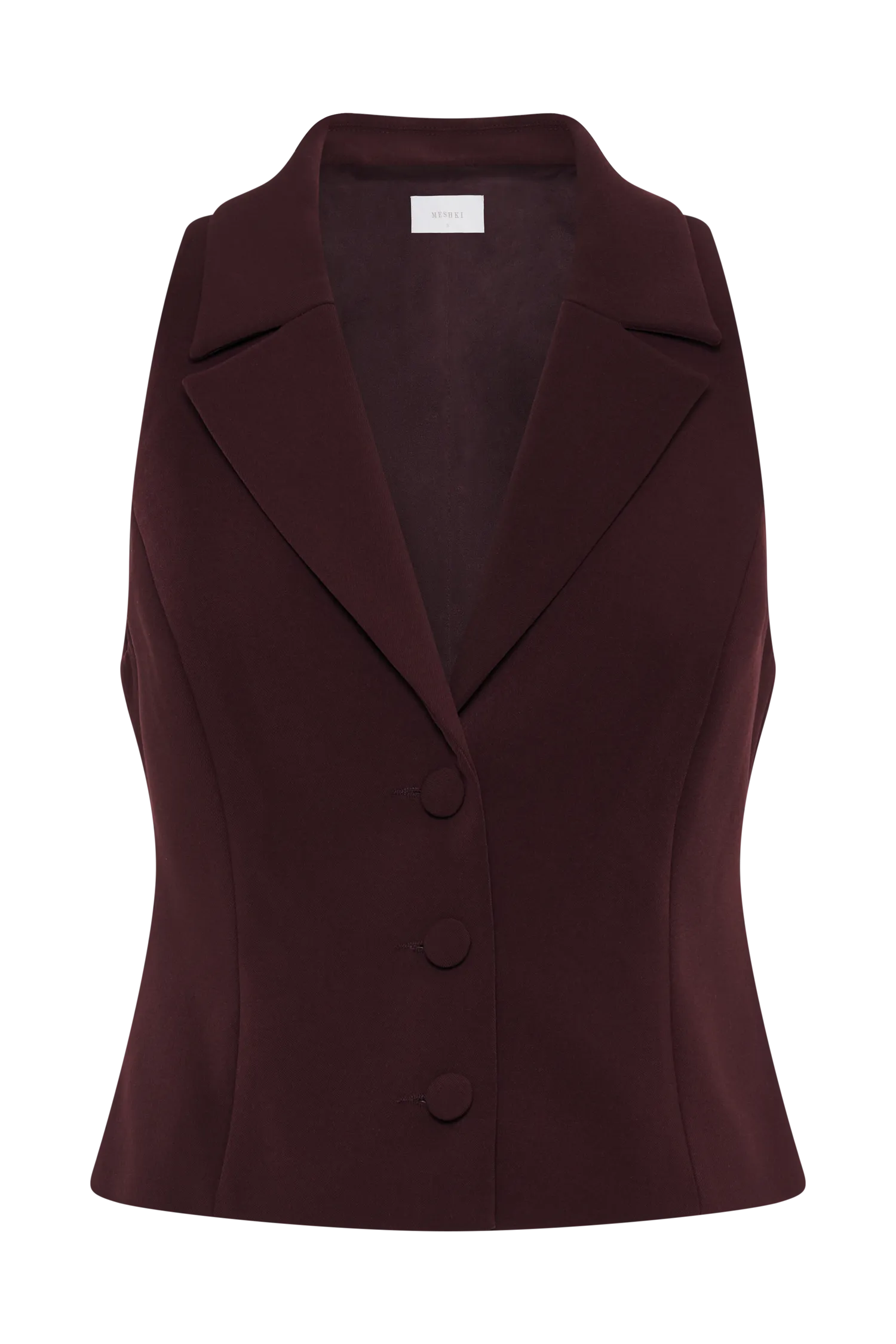 Mura Suiting Vest - Plum