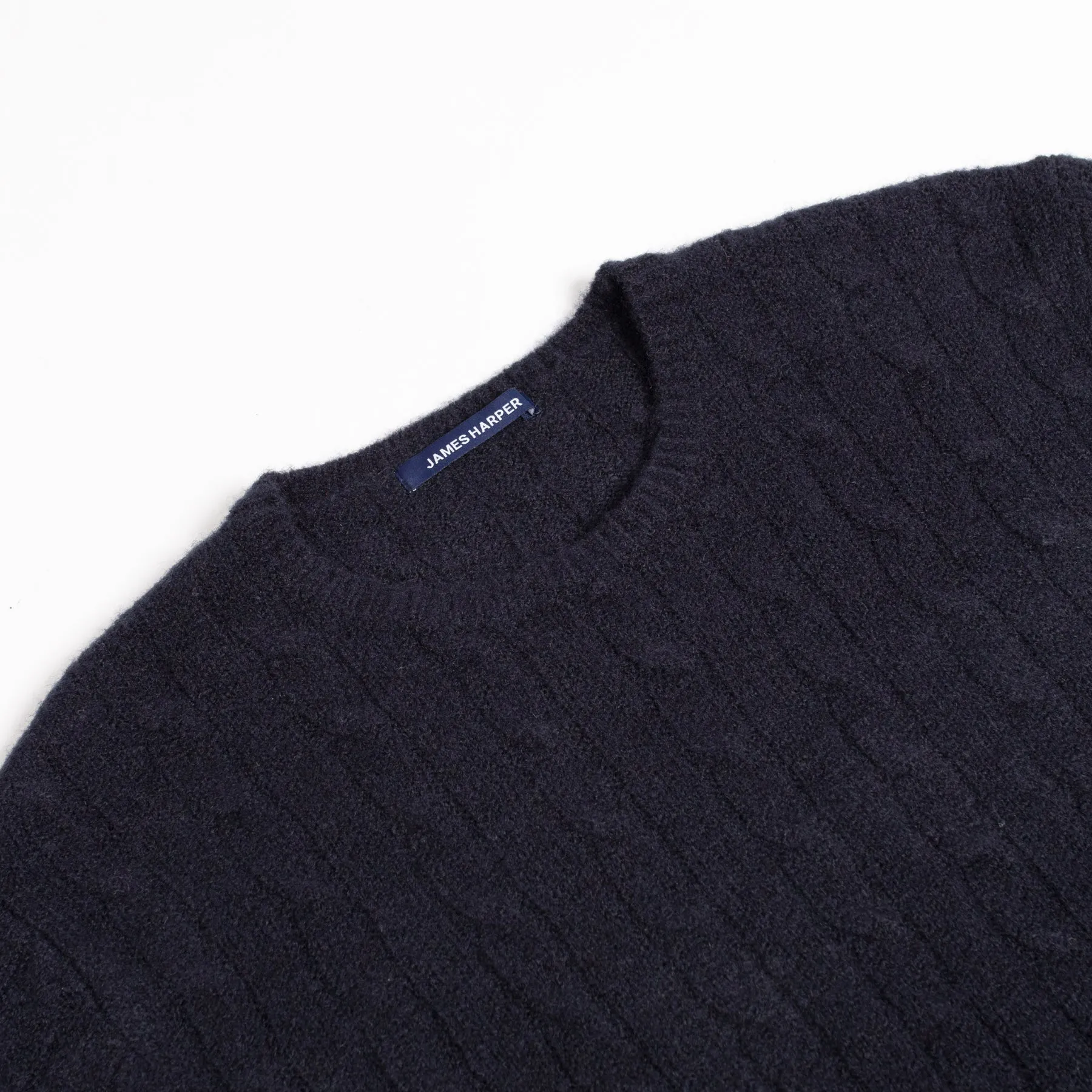 Navy Wooly Cable