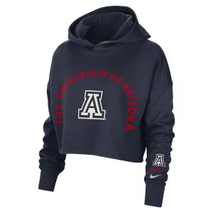 NCAA Arizona Wildcats Women's Nike Campus Crop Hoodie