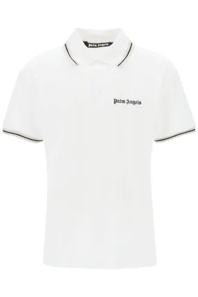 Palm angels classic logo polo shirt