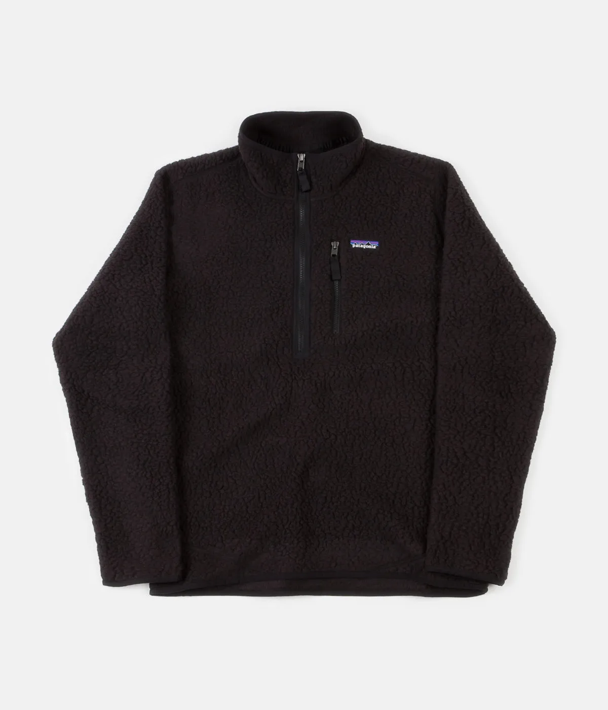 Patagonia Retro Pile Pullover Jacket - Black