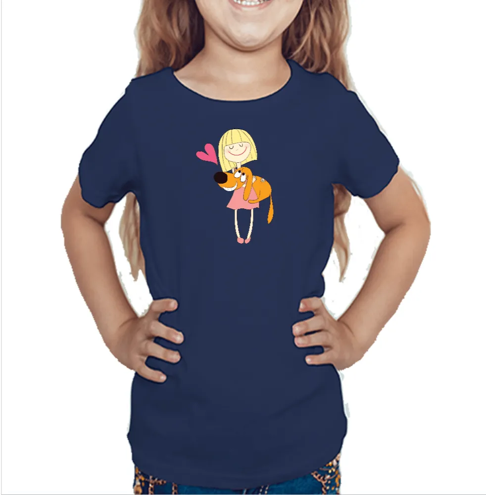 Pawsome Friends Little Girl's T Shirt D29