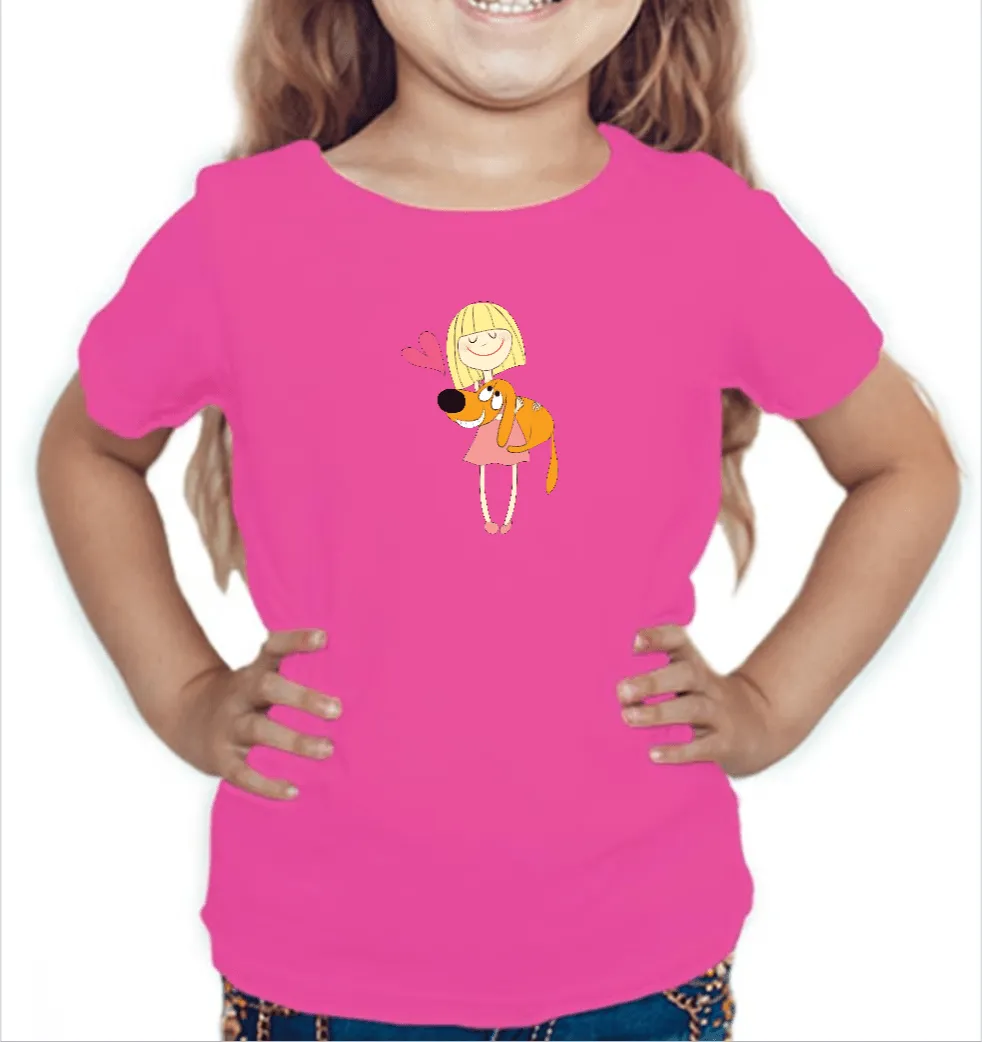 Pawsome Friends Little Girl's T Shirt D29