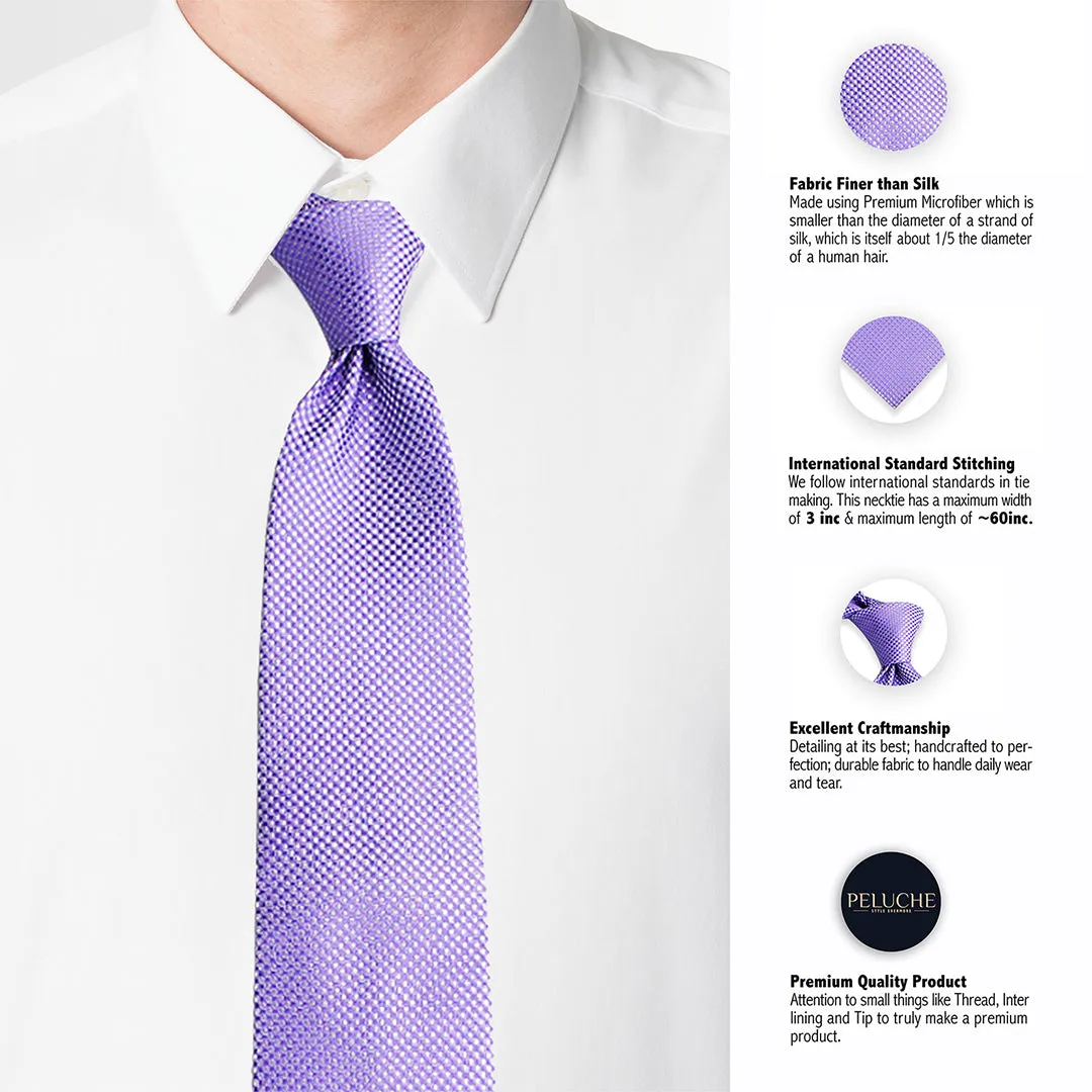 Peluche Trendy Neck Tie & Pocket Square Set for Men