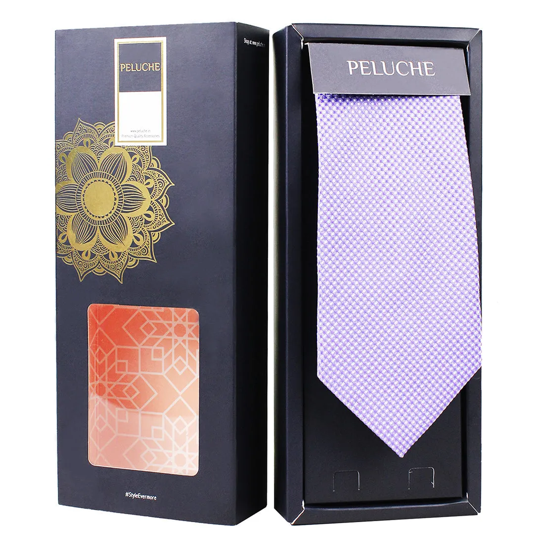 Peluche Trendy Neck Tie & Pocket Square Set for Men