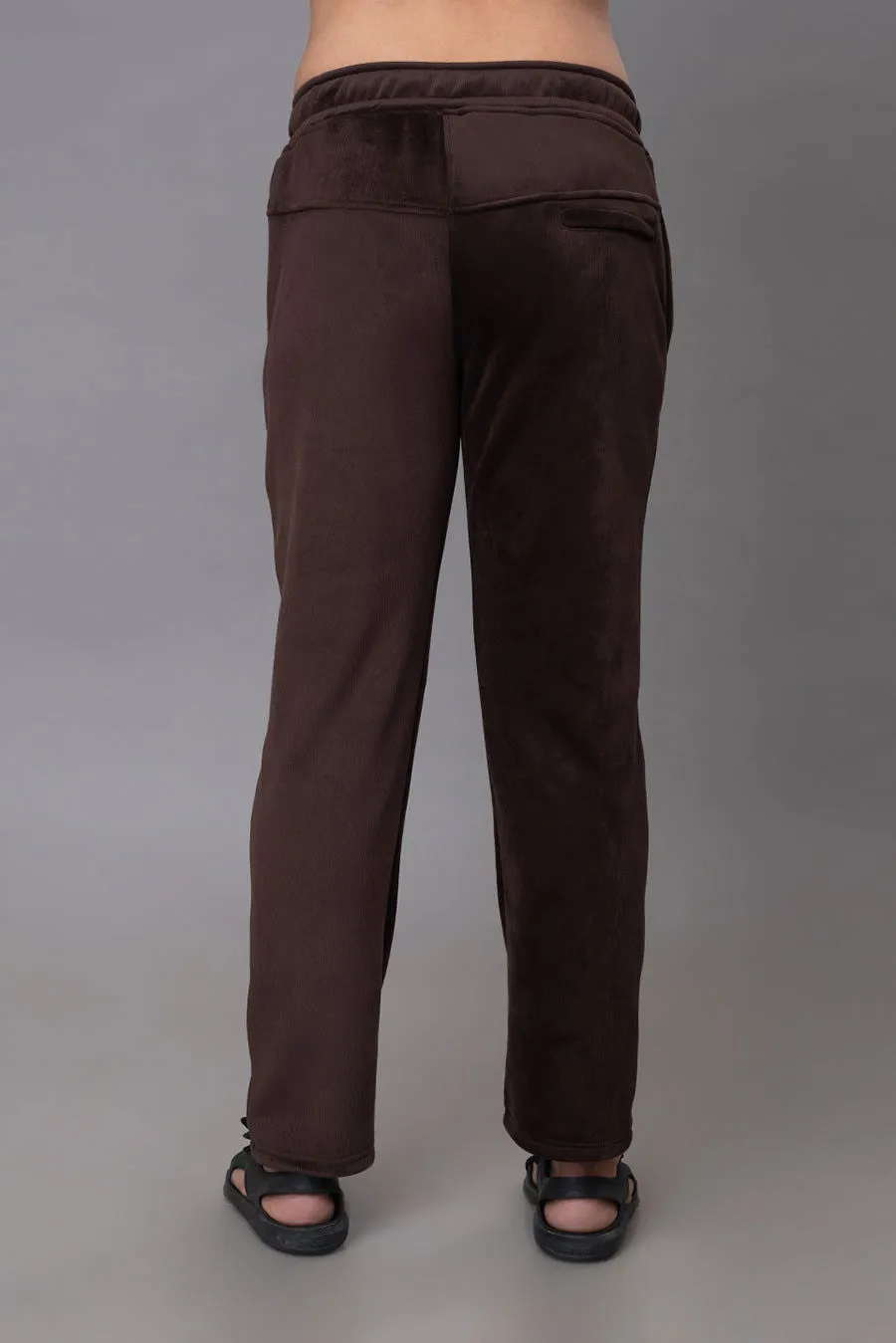 PREMIUM CORDUROY STRAIGHTFIT LOWER -DARK BROWN