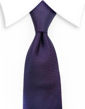 Purple & Black Flecked Tie