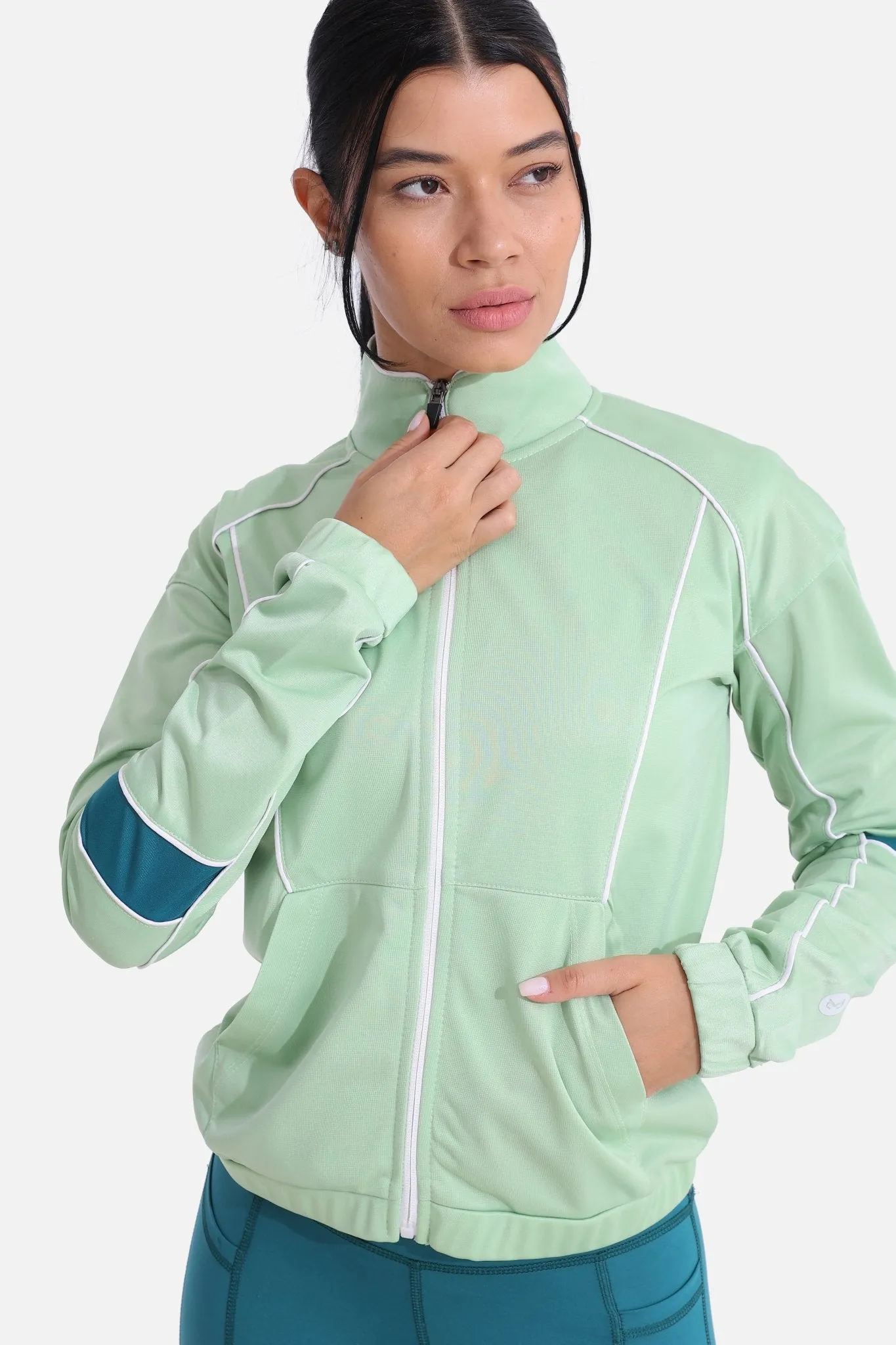 Quiet Green Tracksuit Jacket