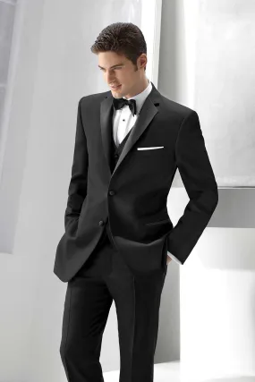 "Parker" Black Tuxedo Jacket (Separates)