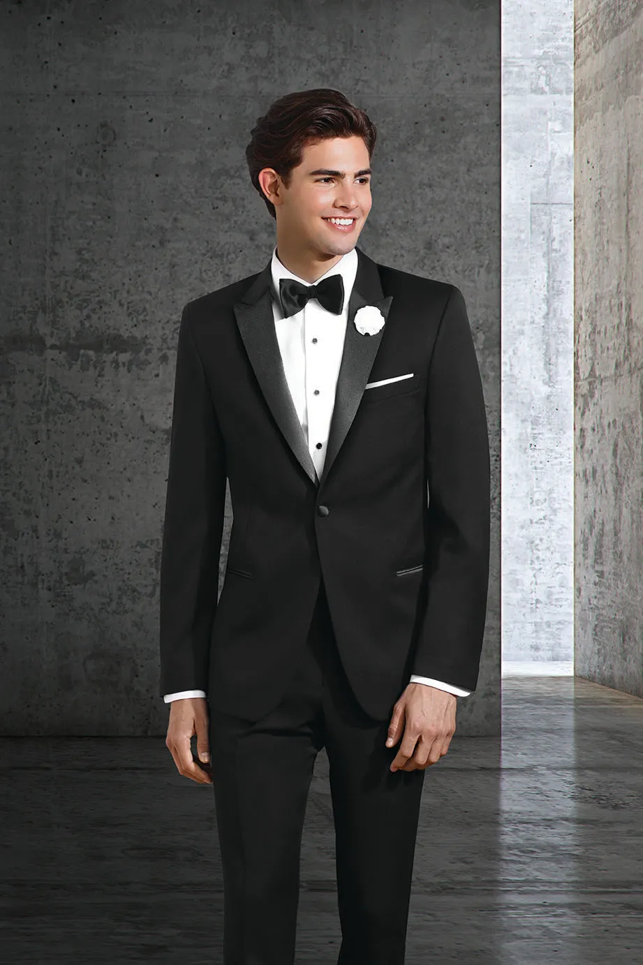 "Providence" Black Tuxedo Jacket (Separates)