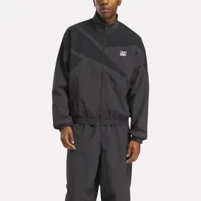 Reebok X Obey Track Jacket Washed Black