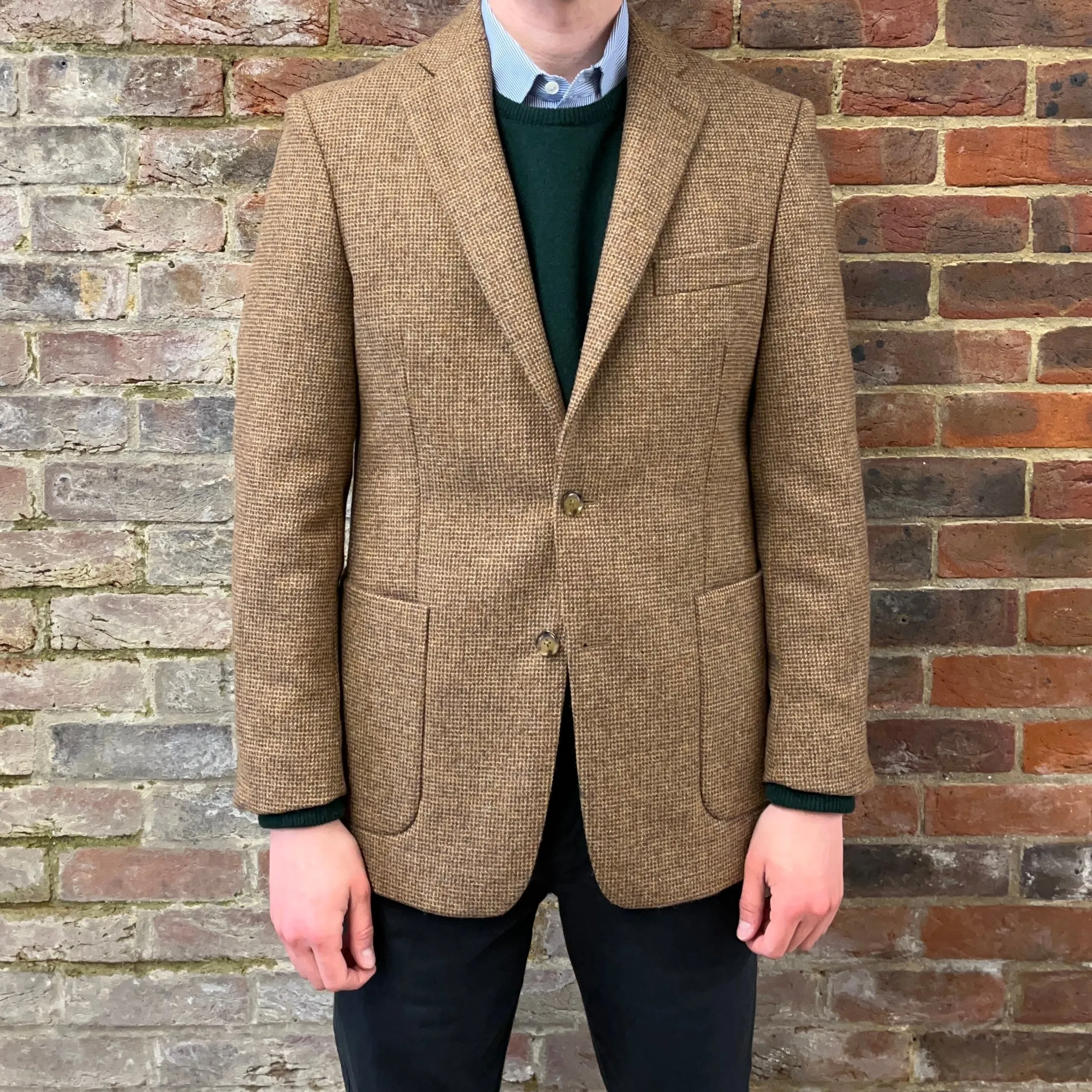 Regent - 'Goldfinch' Jacket - Ginger Flecked Tweed - Lovat Mill