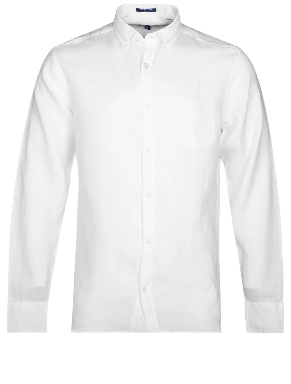 Regular Linen Shirt Button-down White