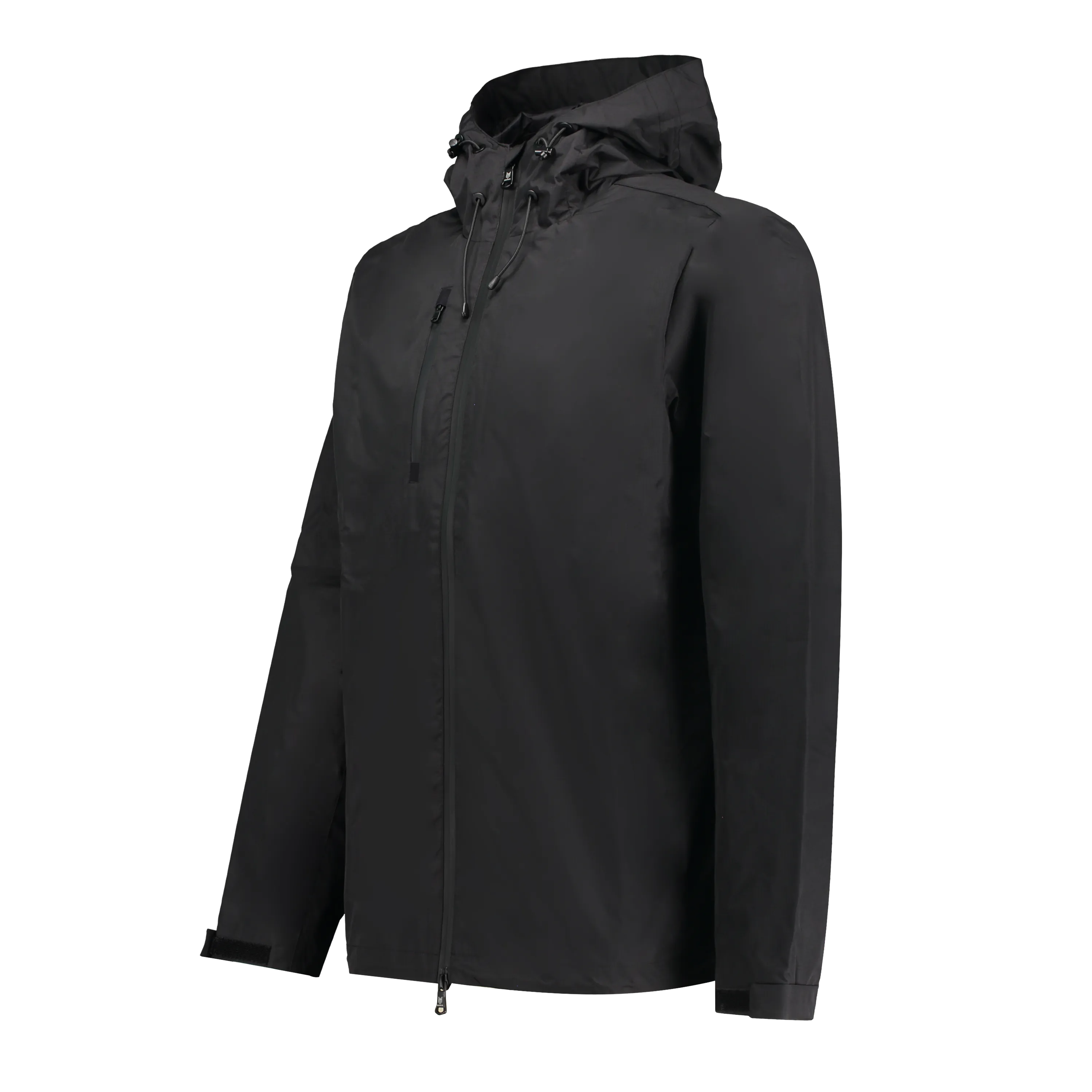 Revolver Black Men's Rain Jacket