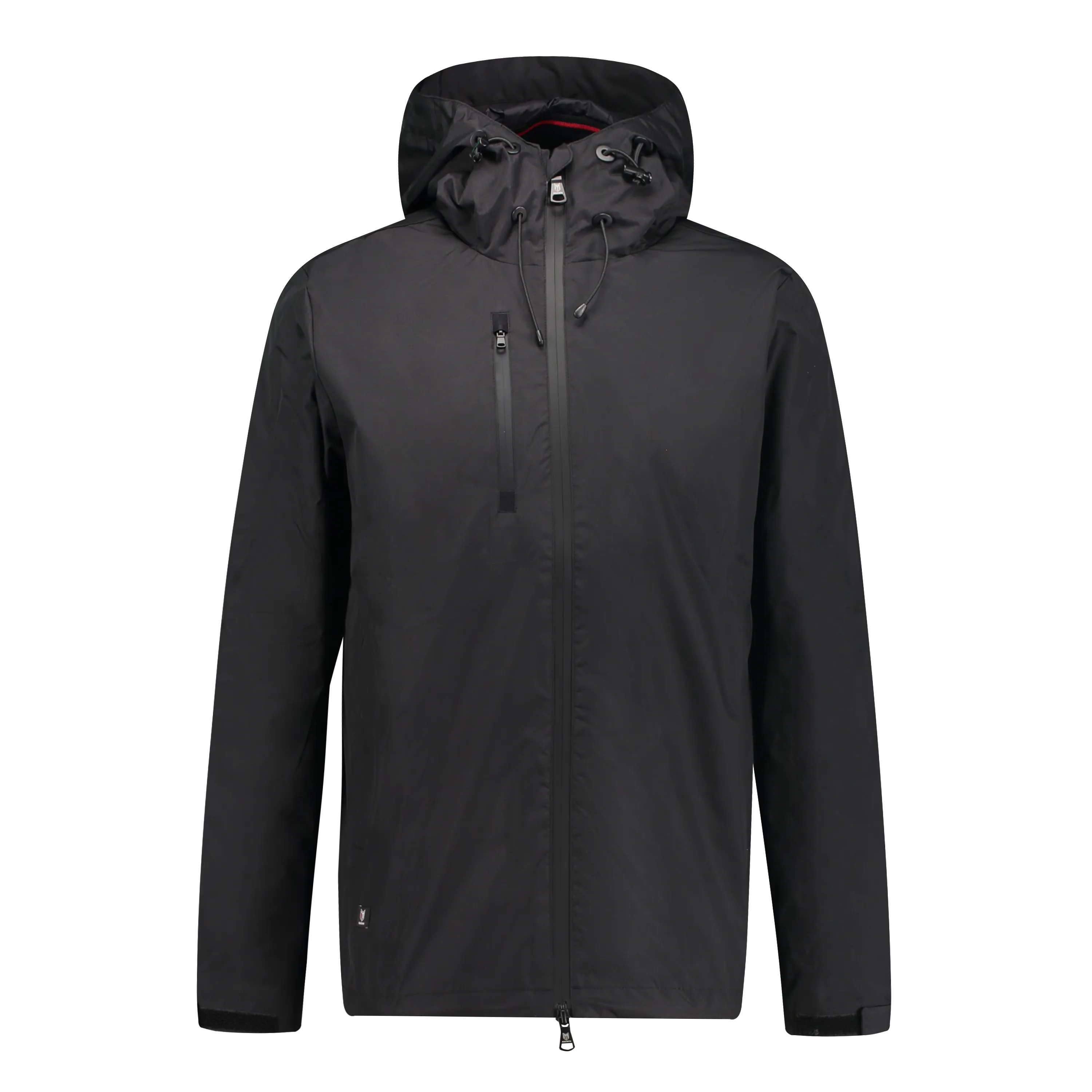 Revolver Black Men's Rain Jacket