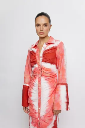 Rosewood Shirt Dress - Rosewood Tie Dye