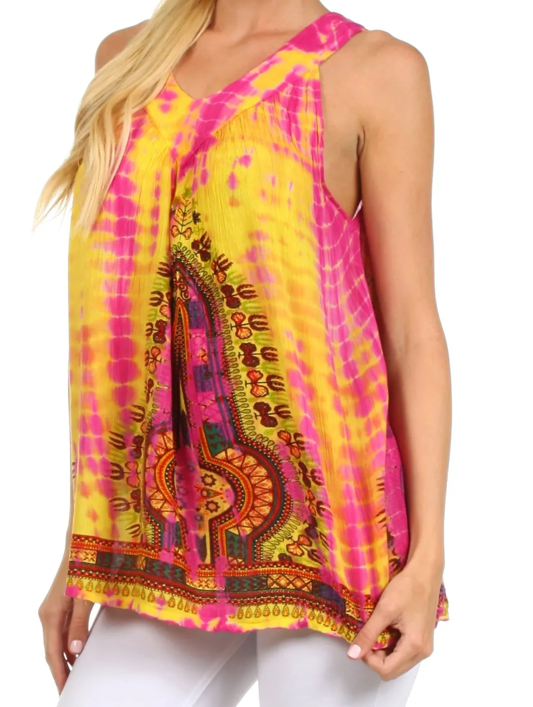 Sakkas Bohemian Spirit Relaxed Fit Blouse