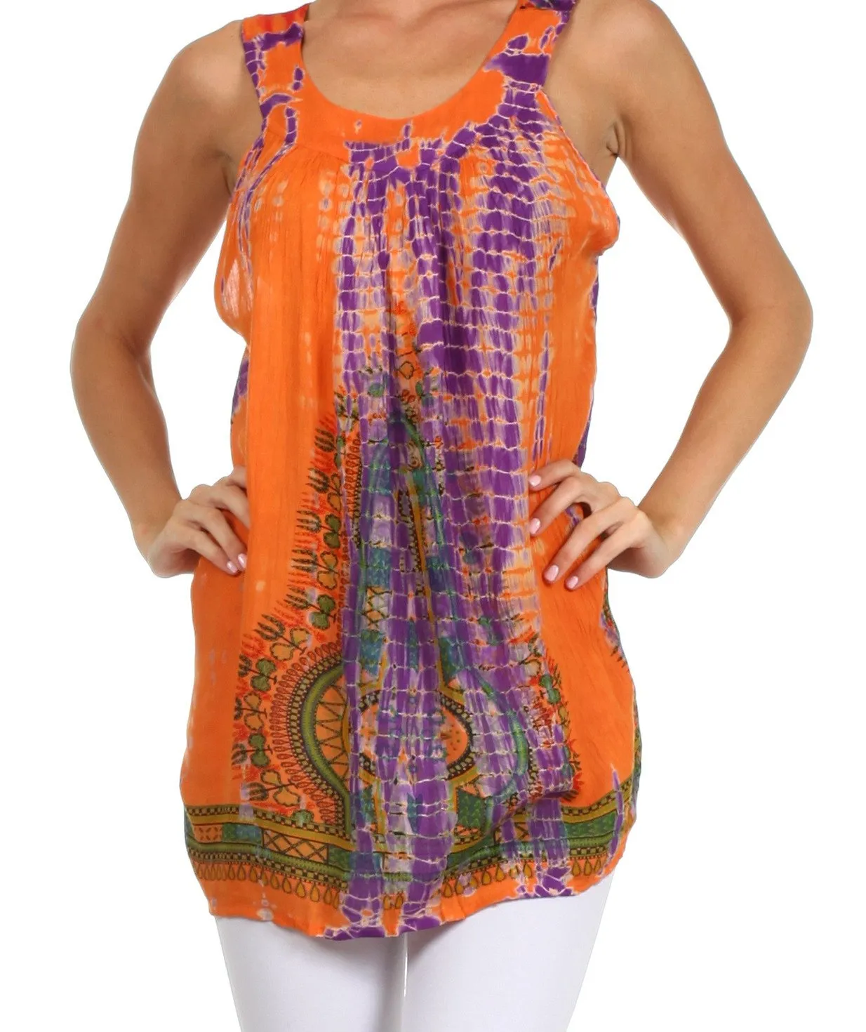 Sakkas Bohemian Spirit Relaxed Fit Blouse