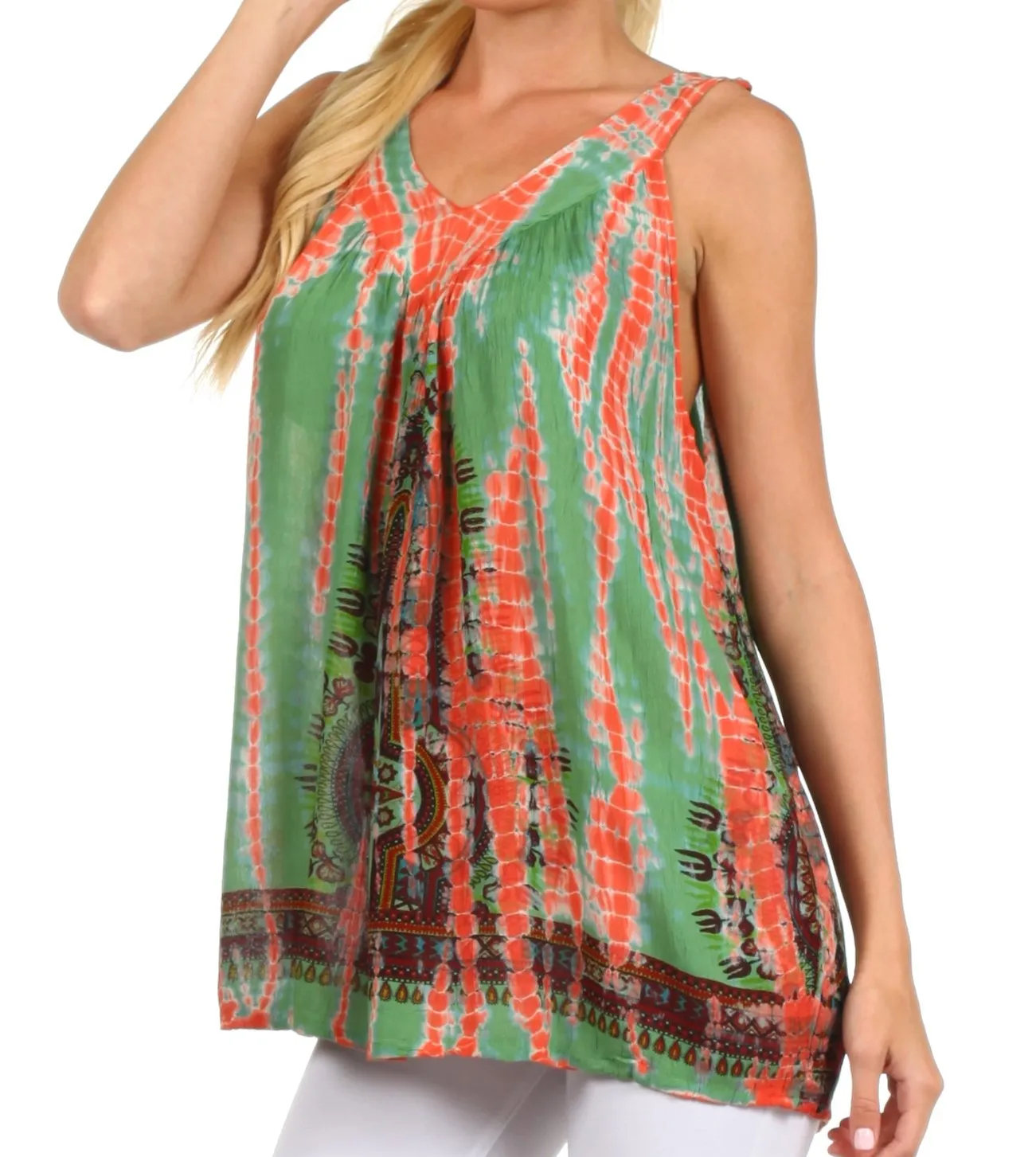 Sakkas Bohemian Spirit Relaxed Fit Blouse