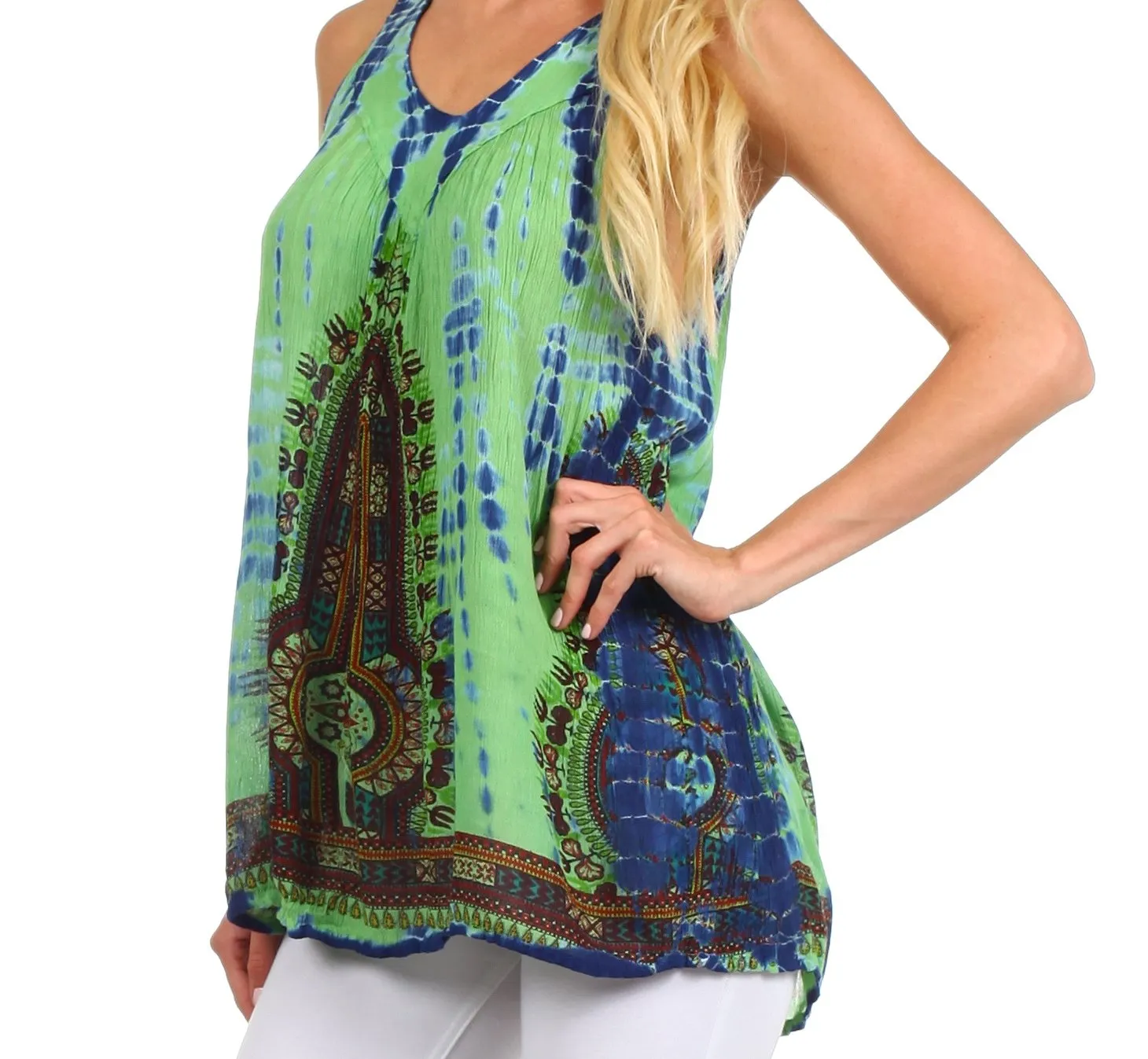 Sakkas Bohemian Spirit Relaxed Fit Blouse