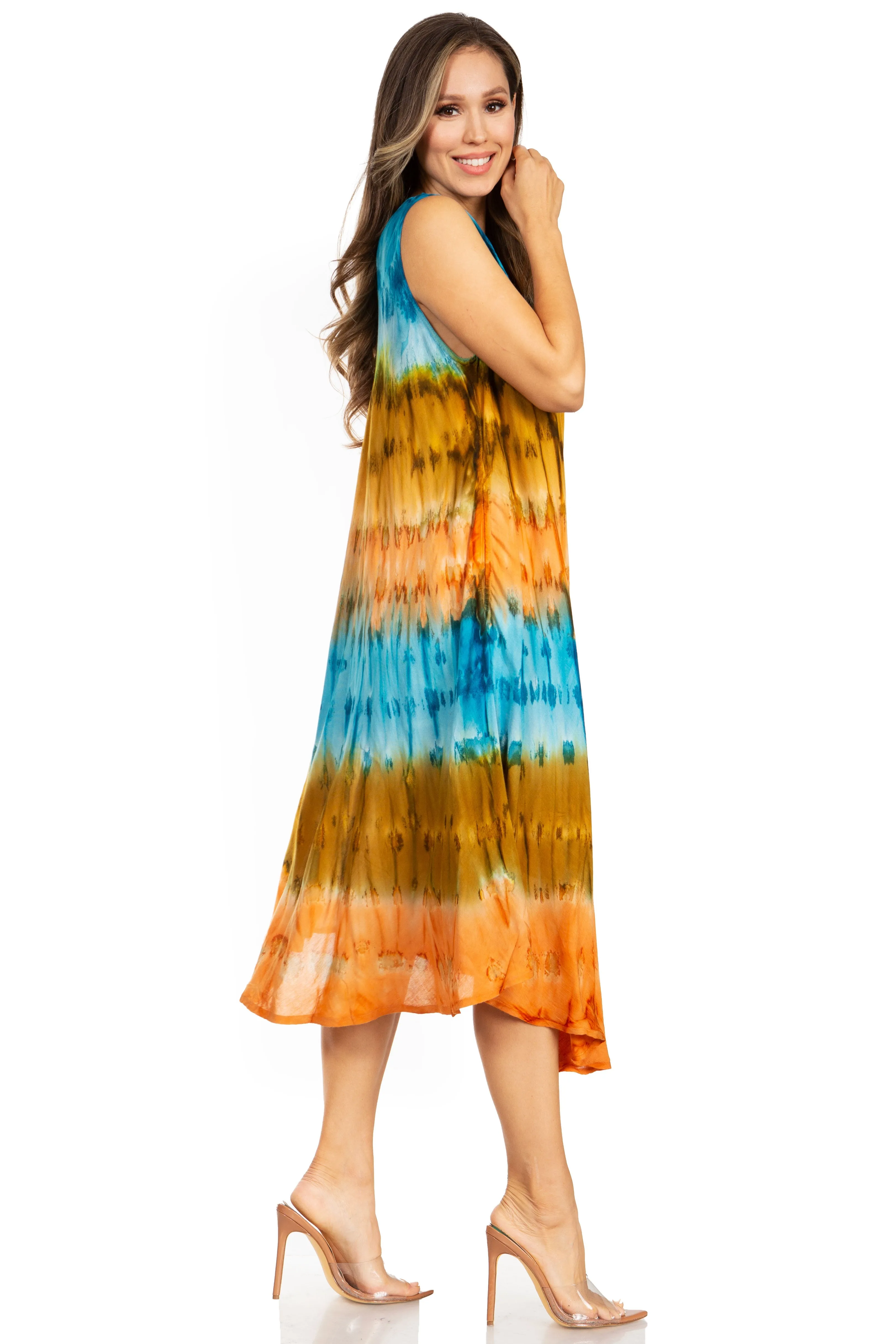 Sakkas Desert Sun Caftan Dress / Cover Up