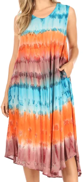 Sakkas Desert Sun Caftan Dress / Cover Up