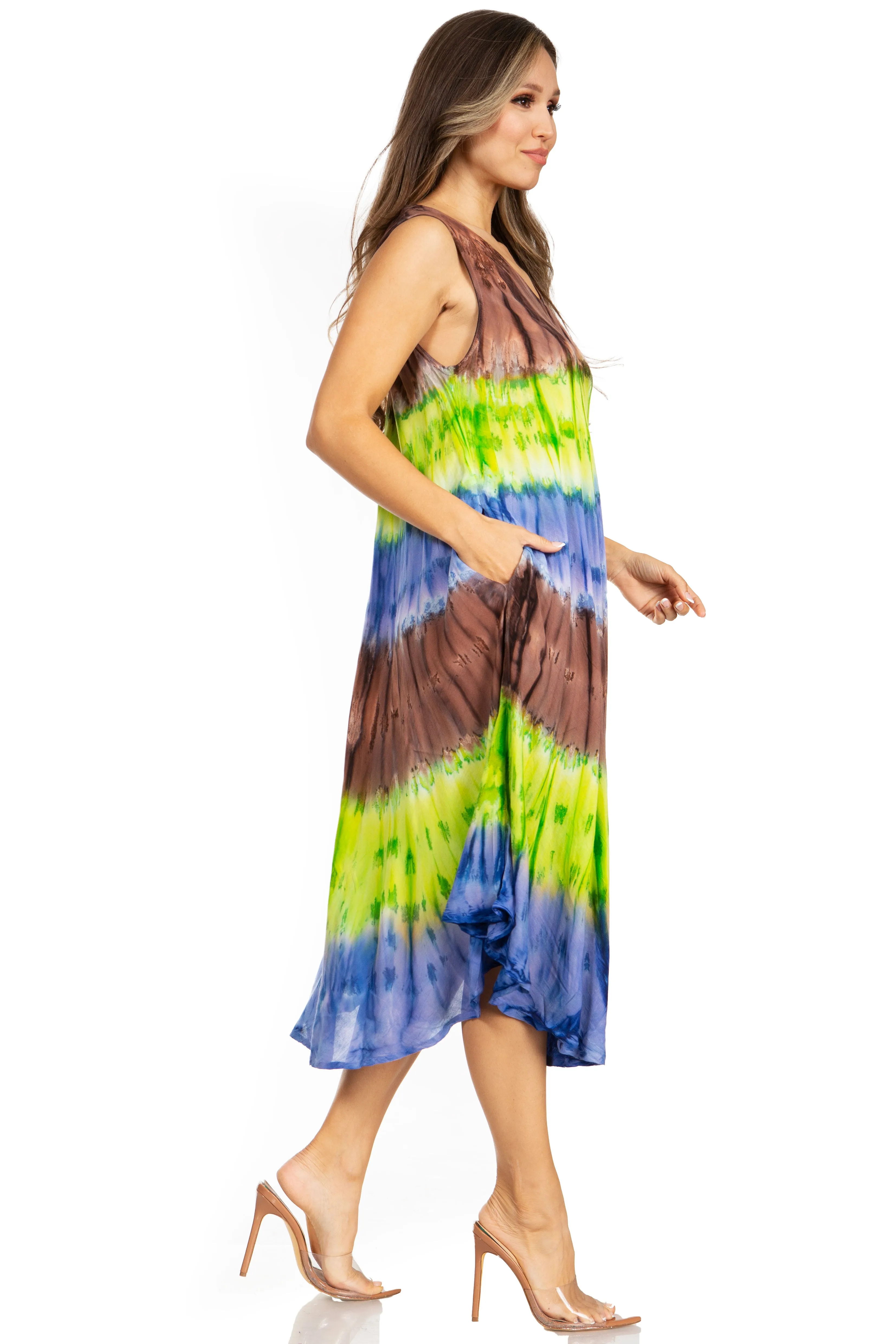 Sakkas Desert Sun Caftan Dress / Cover Up