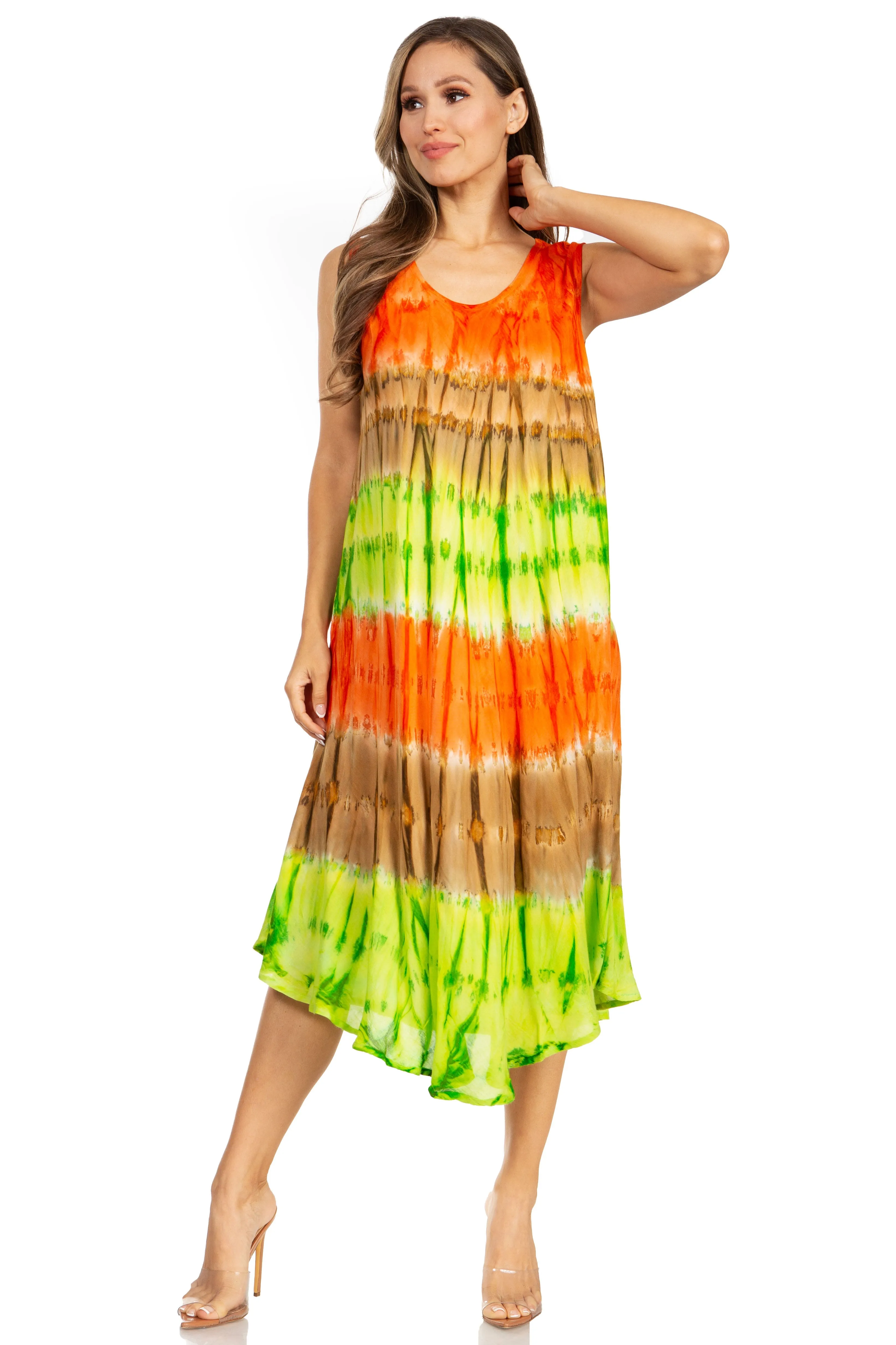 Sakkas Desert Sun Caftan Dress / Cover Up