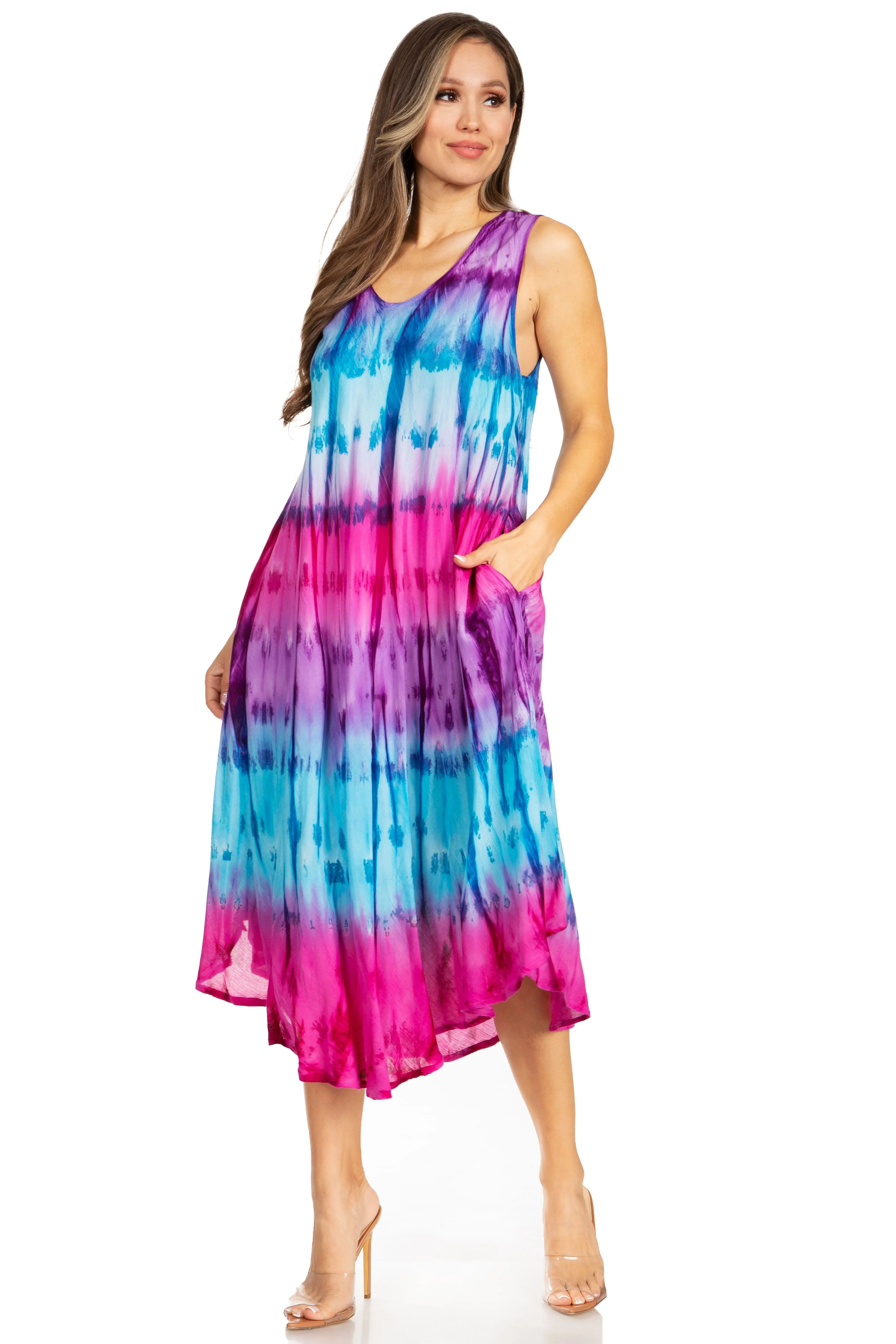 Sakkas Desert Sun Caftan Dress / Cover Up