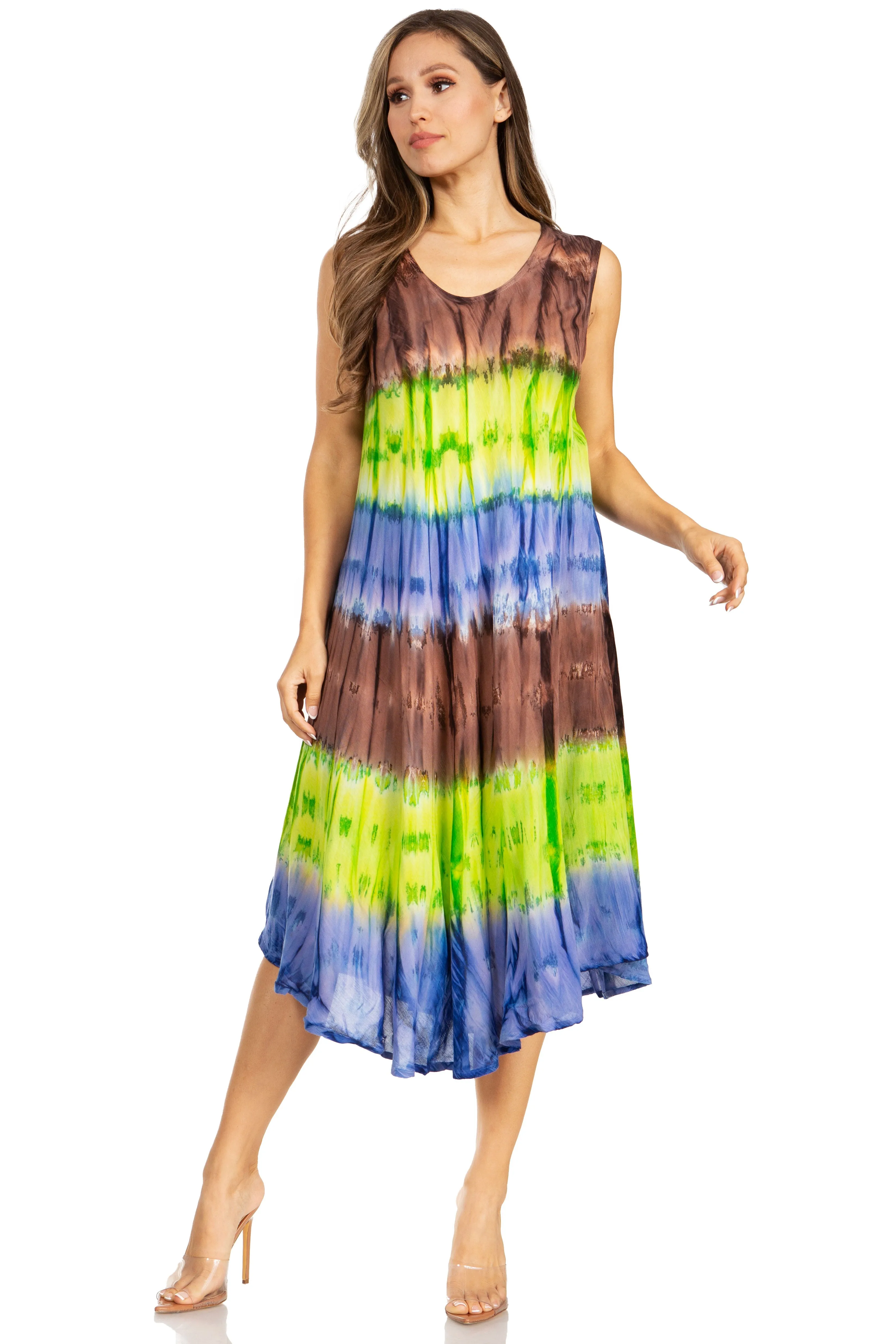 Sakkas Desert Sun Caftan Dress / Cover Up