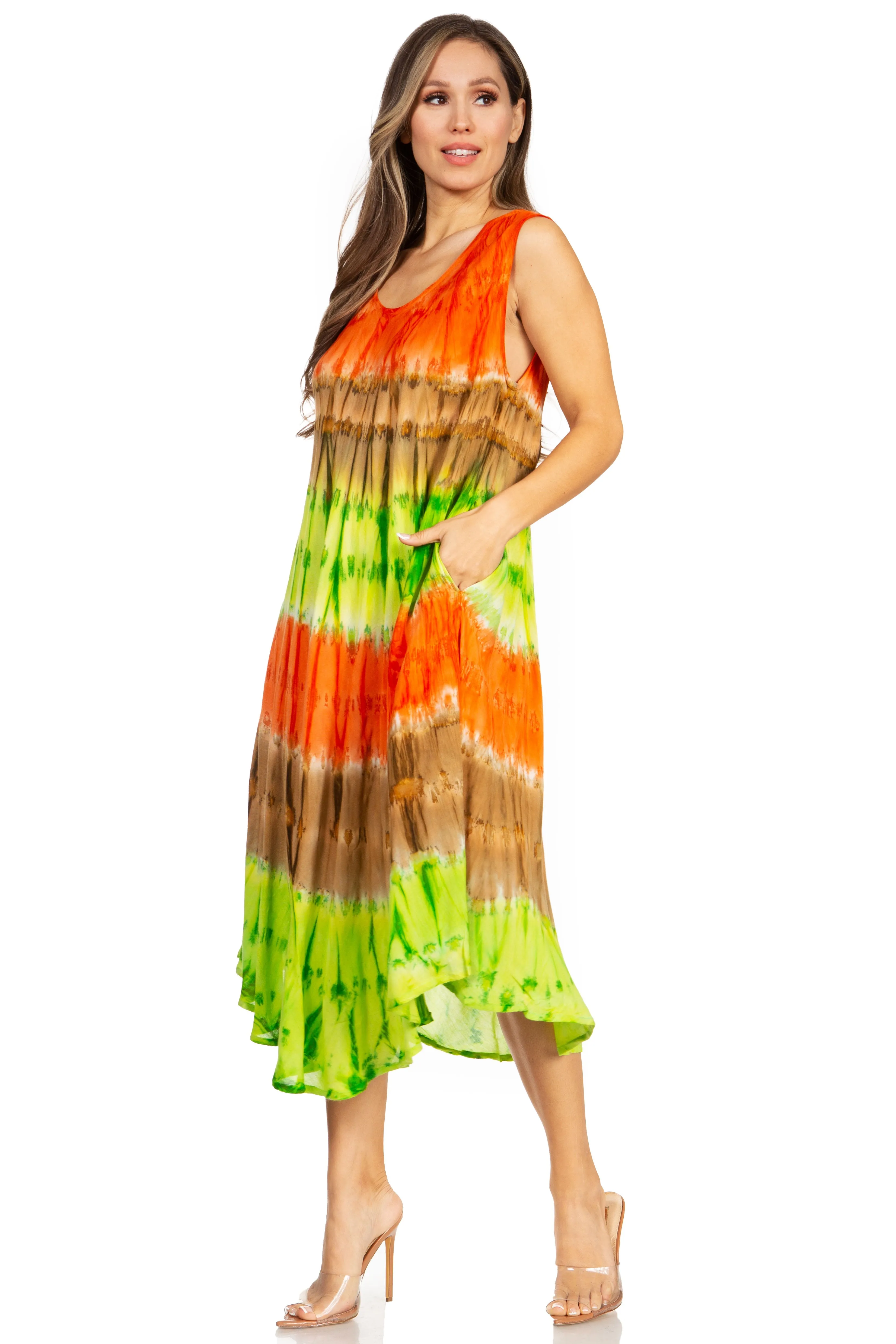 Sakkas Desert Sun Caftan Dress / Cover Up