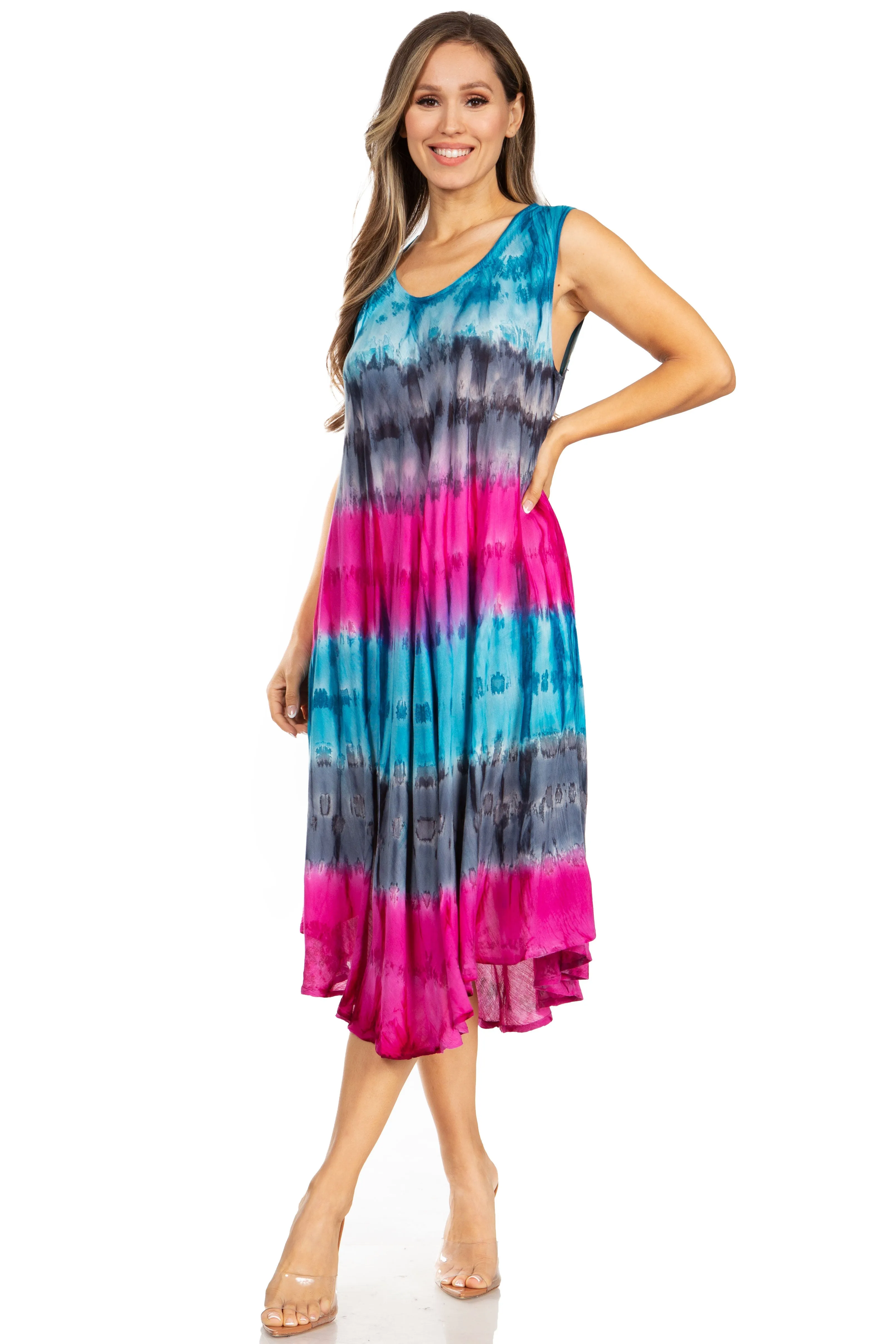 Sakkas Desert Sun Caftan Dress / Cover Up