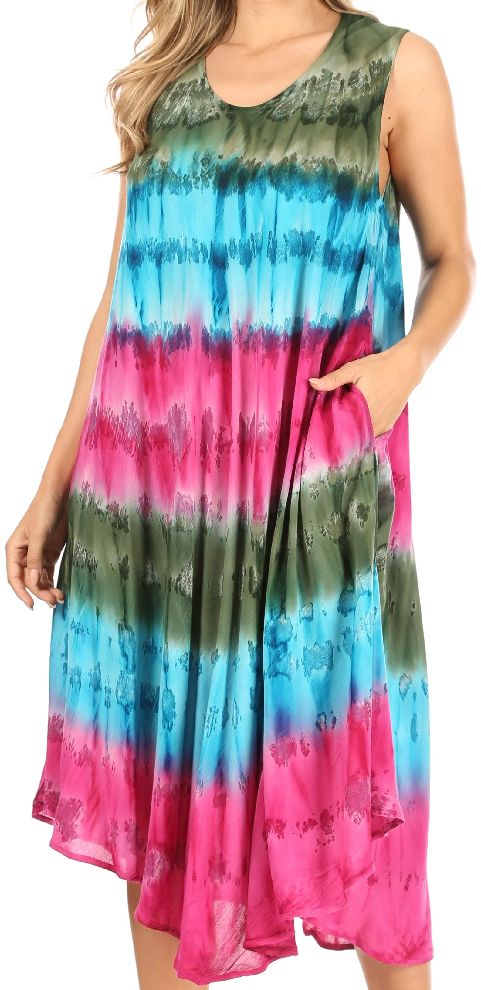 Sakkas Desert Sun Caftan Dress / Cover Up