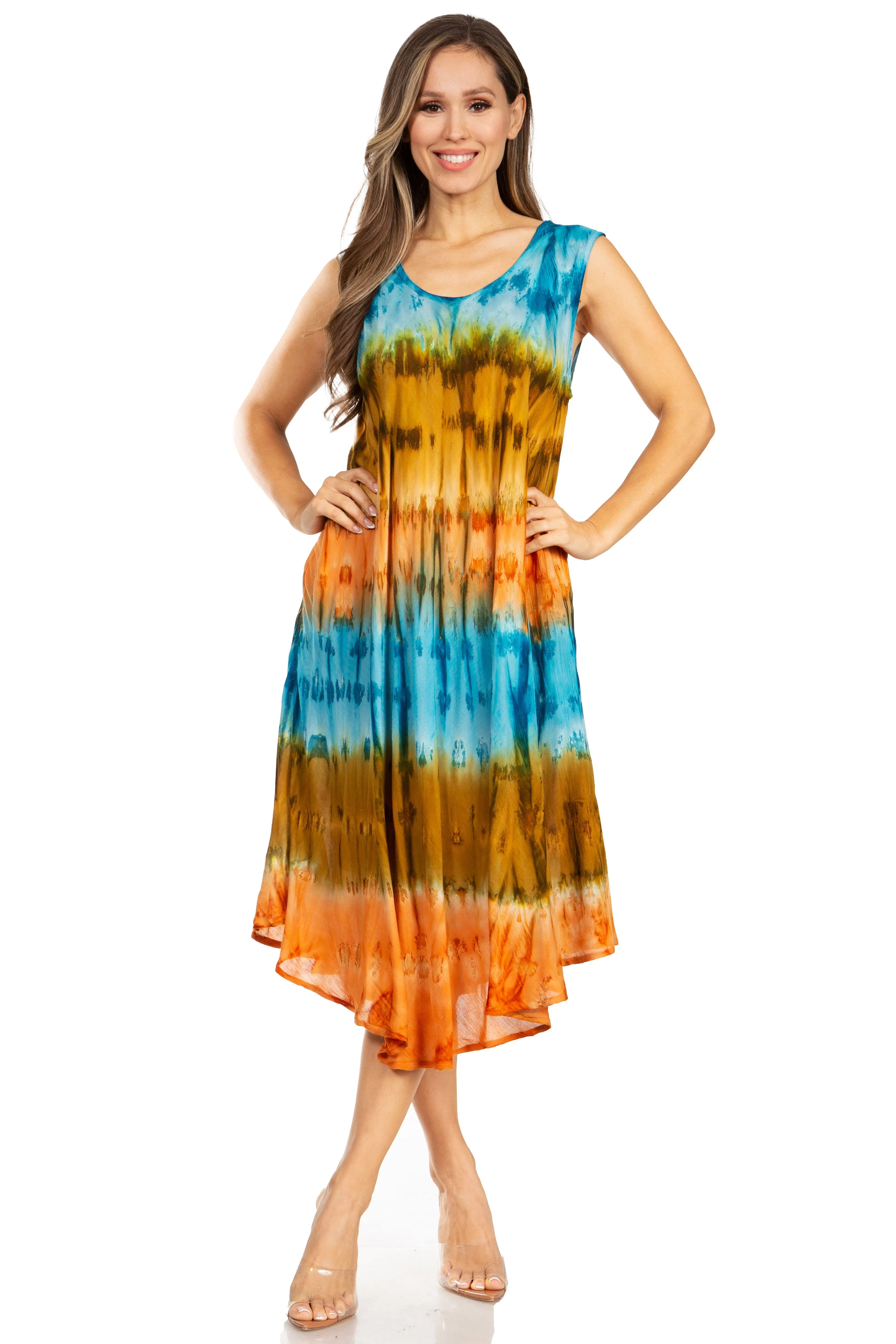 Sakkas Desert Sun Caftan Dress / Cover Up