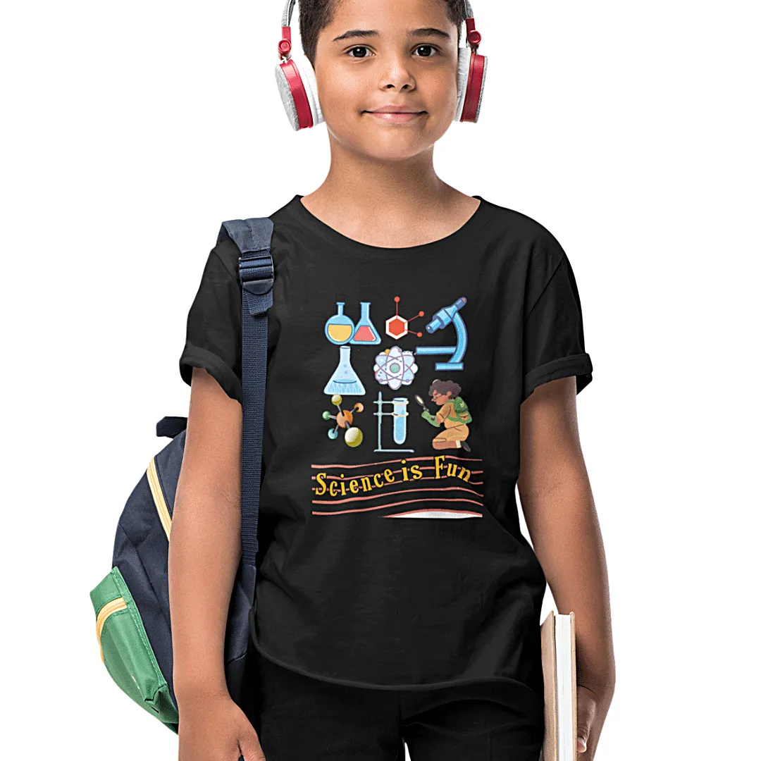 Science Is Fun T Shirt for Kids D38