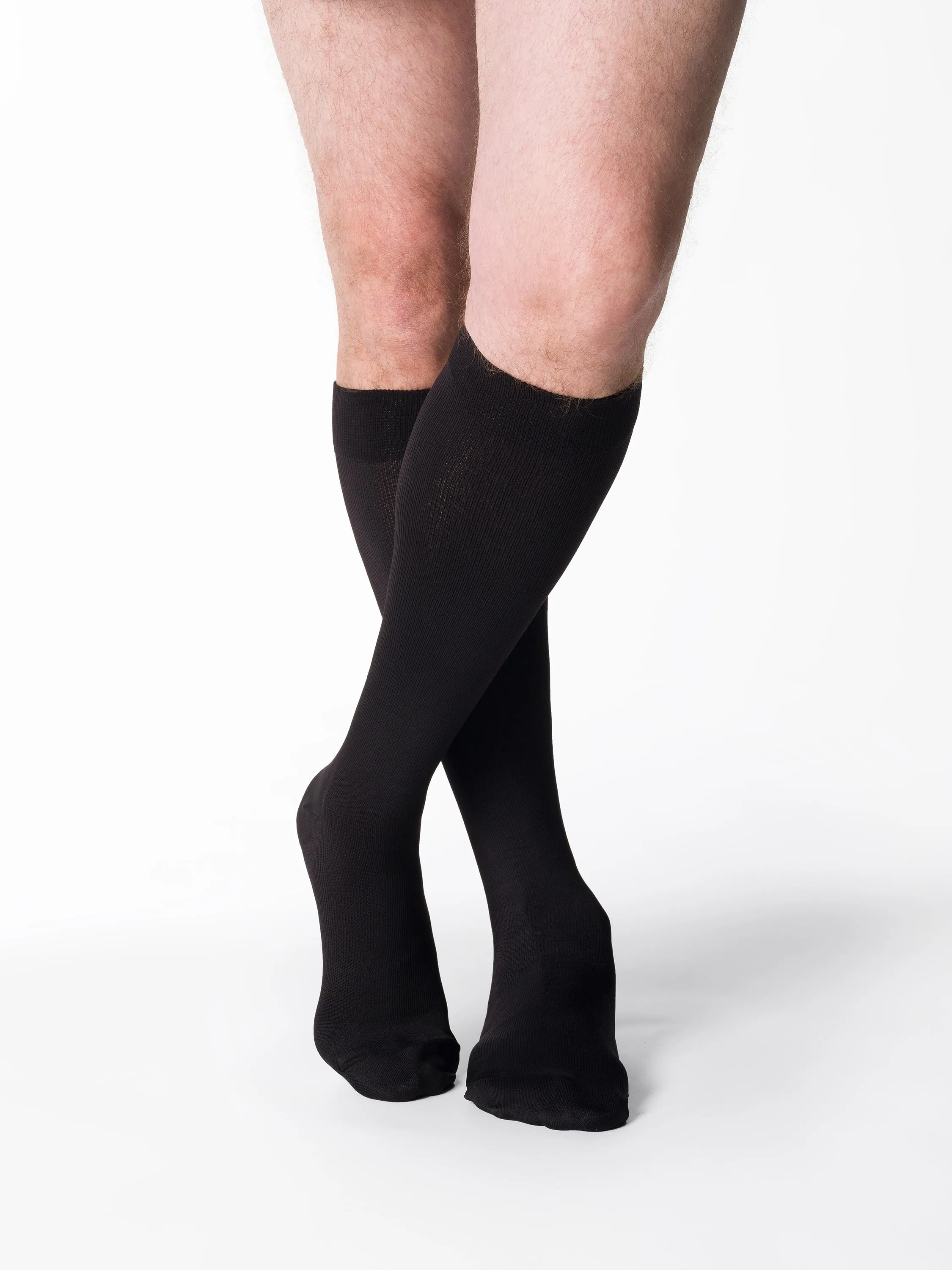 Sigvaris Style Microfiber (Formerly 820 Midtown Microfiber) Men's Knee High  20-30mmHg-Closed Toe