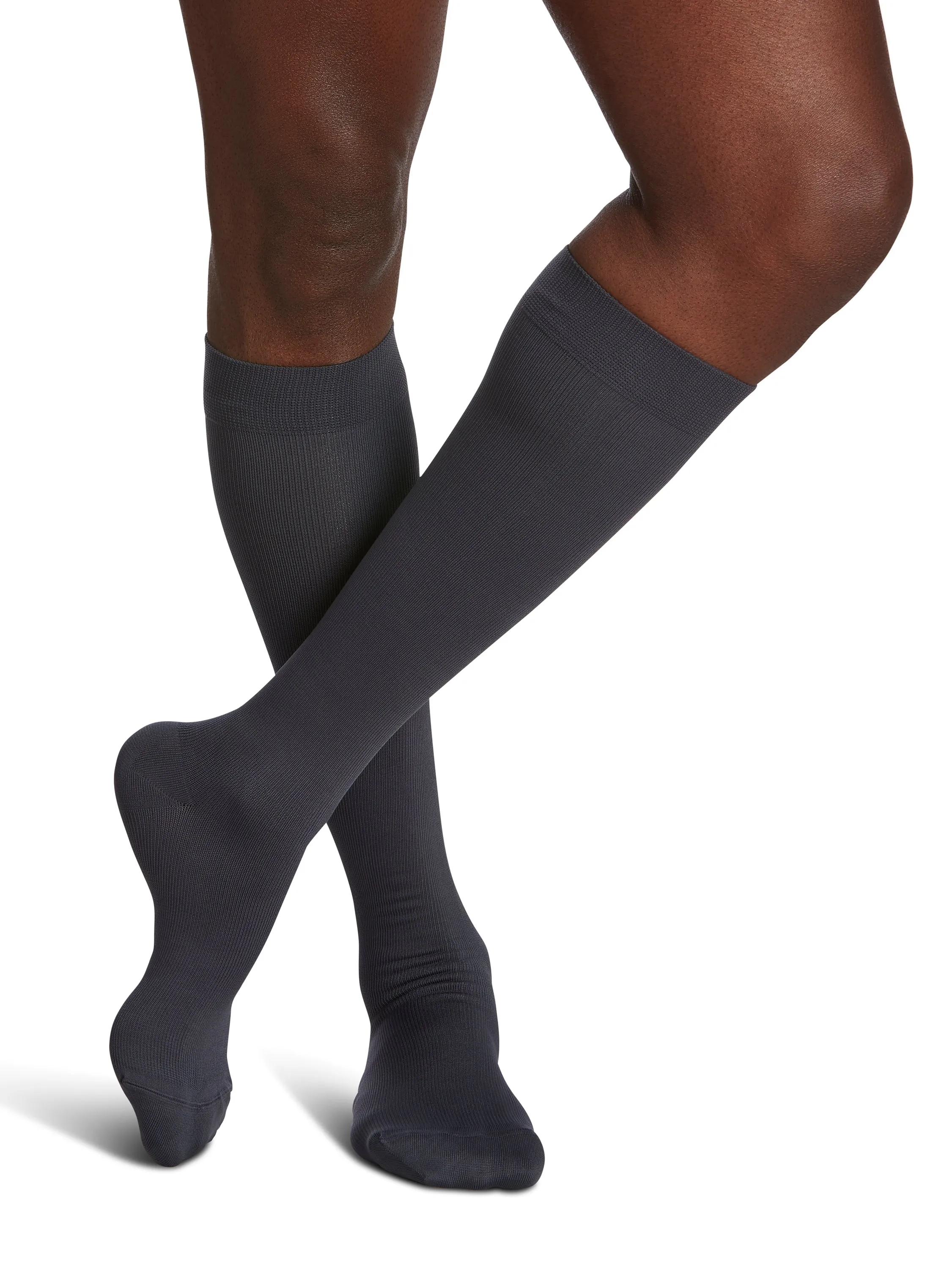 Sigvaris Style Microfiber (Formerly 820 Midtown Microfiber) Men's Knee High  20-30mmHg-Closed Toe