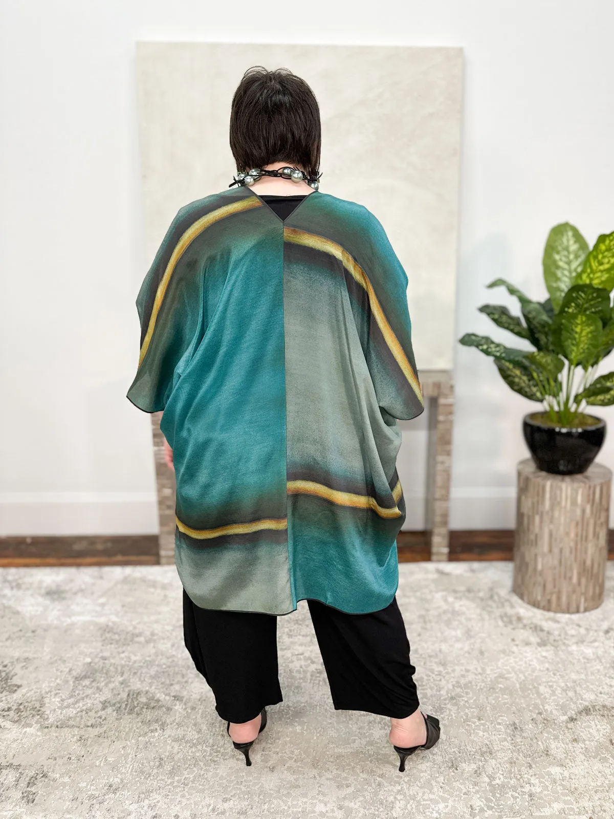 Silk Long Kimono, Eventide